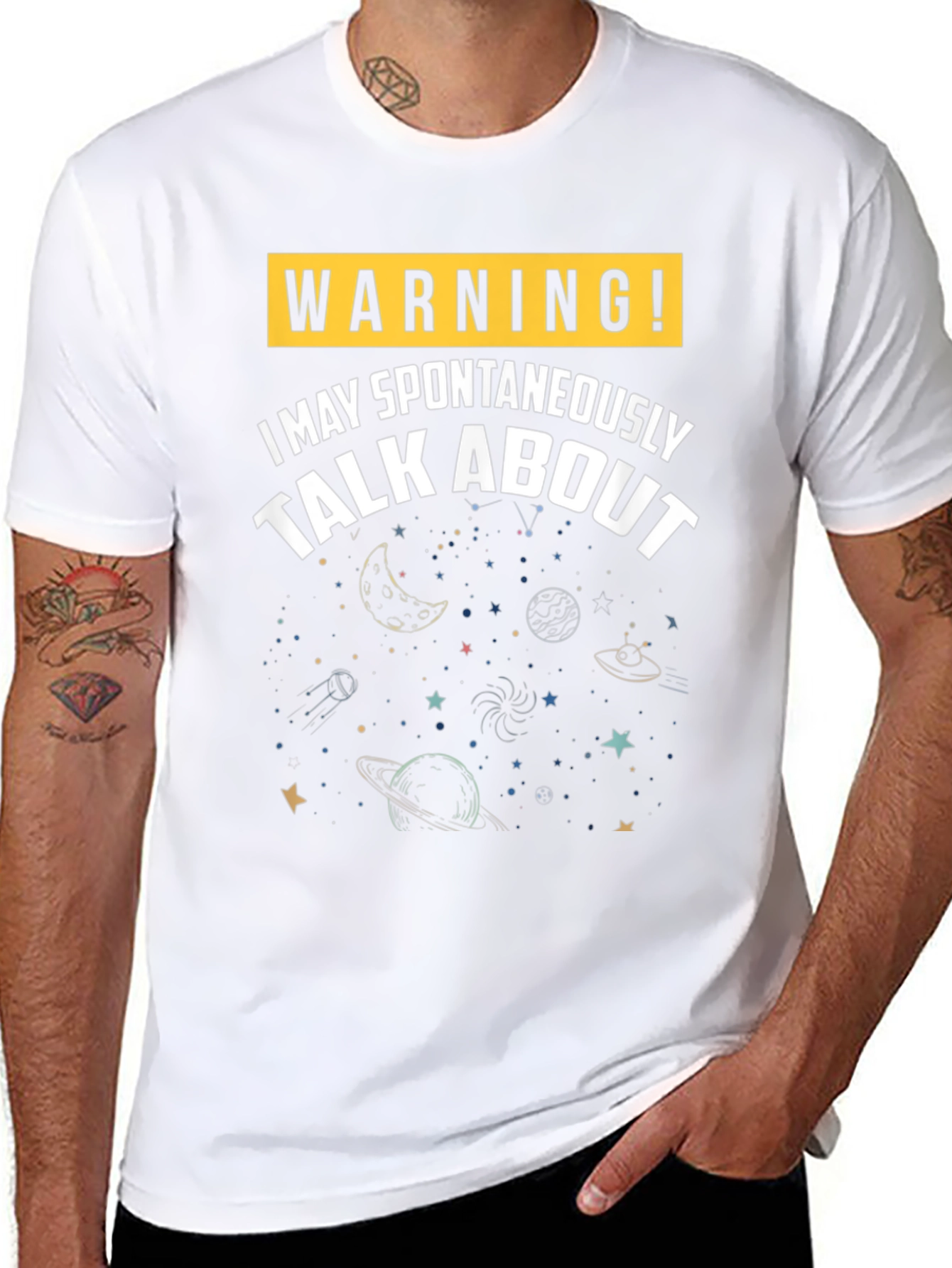 Warning! Spontaneous Space Talk T-Shirt