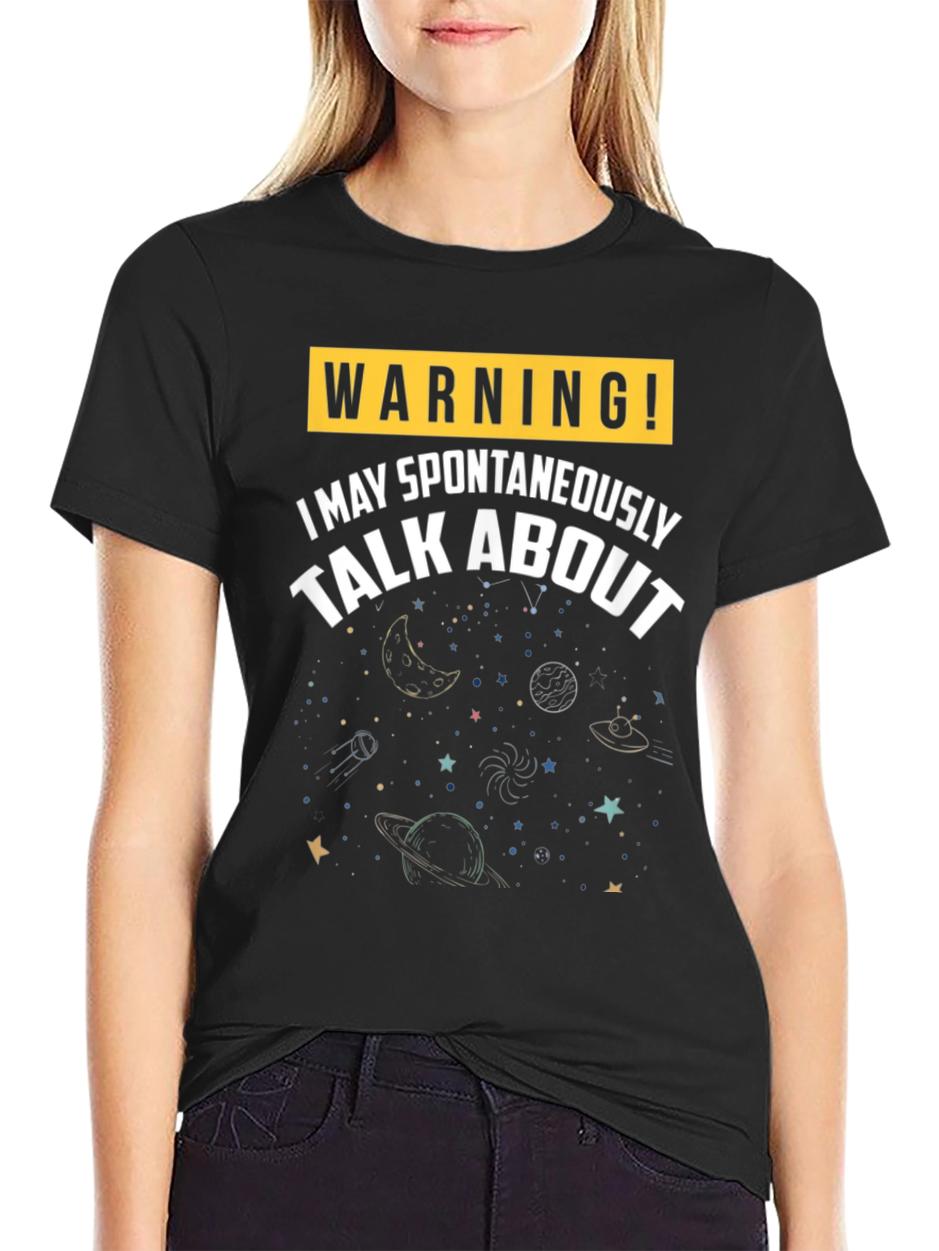 Warning! Spontaneous Space Talk T-Shirt