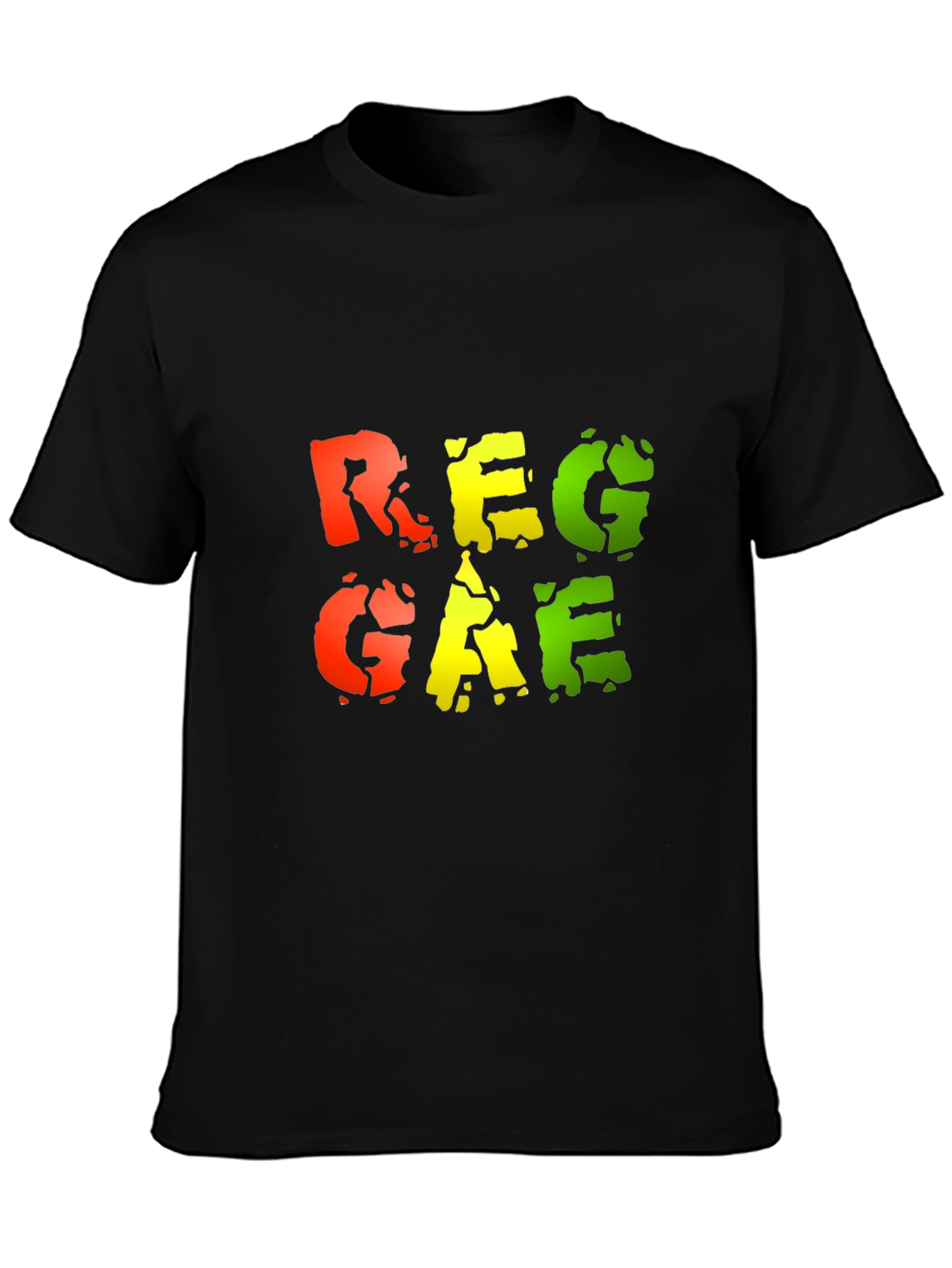 Reggae Graphic Black T-Shirt
