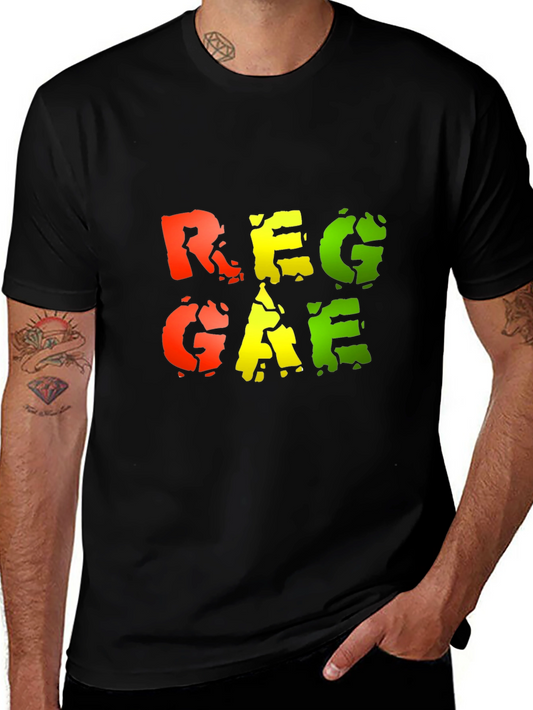 Reggae Graphic Black T-Shirt