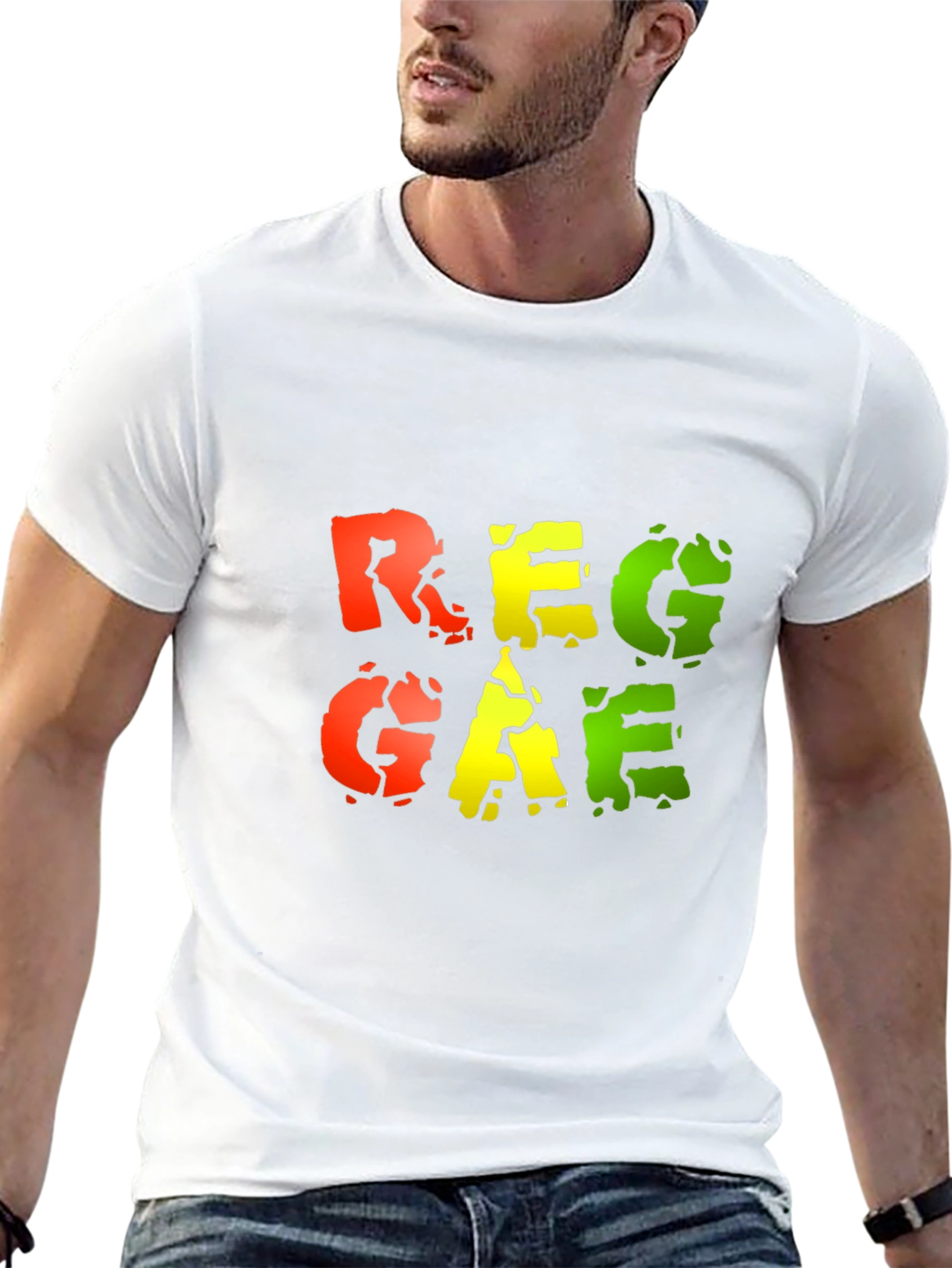 Reggae Graphic Black T-Shirt