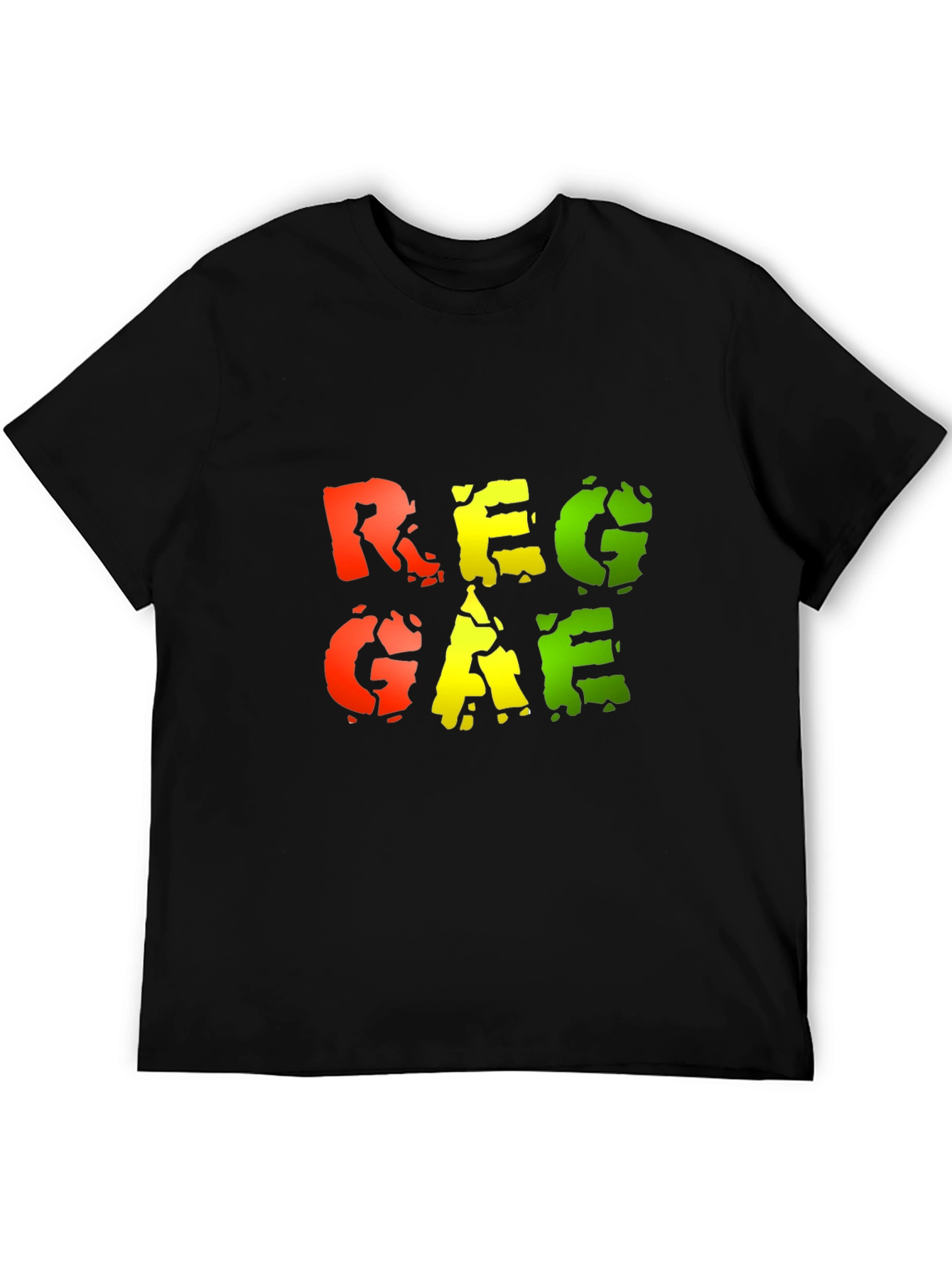 Reggae Graphic Black T-Shirt