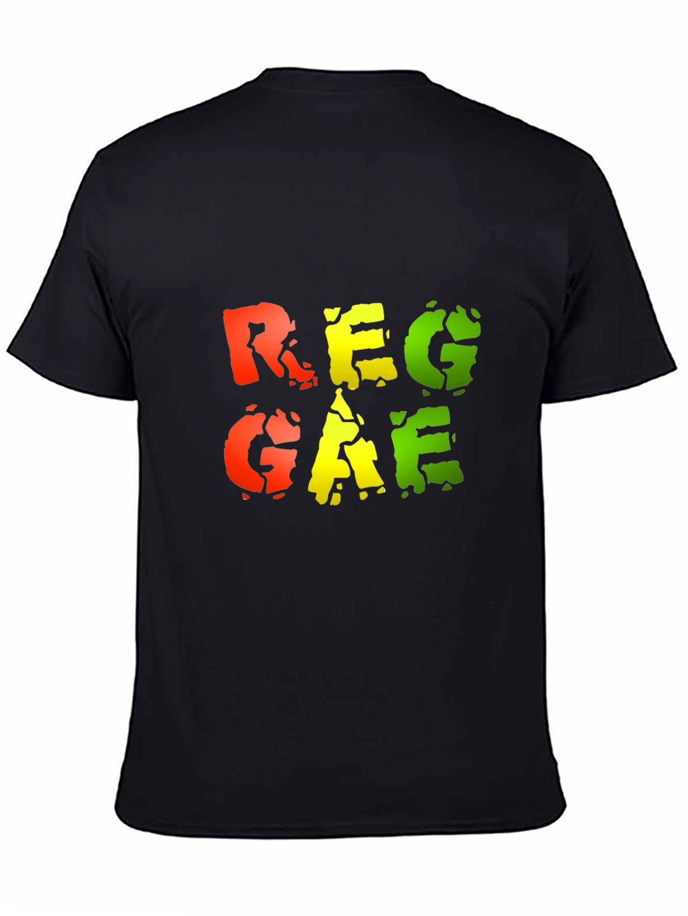 Reggae Graphic Black T-Shirt