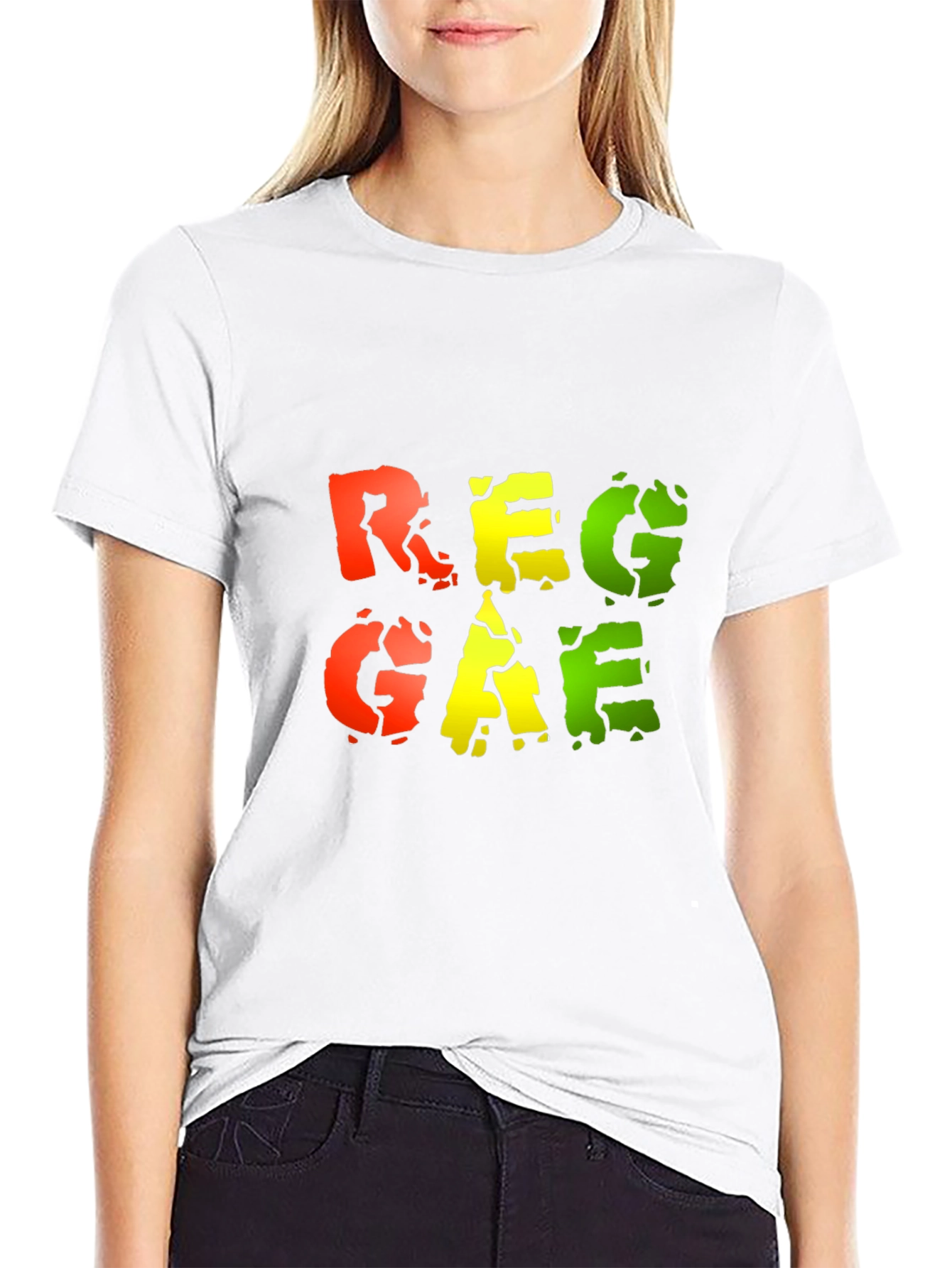 Reggae Graphic Black T-Shirt