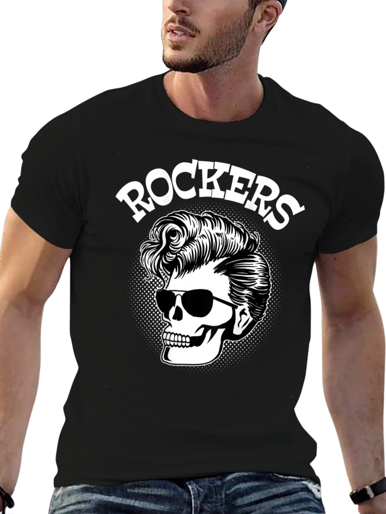 Rockers Skull Graphic Tee