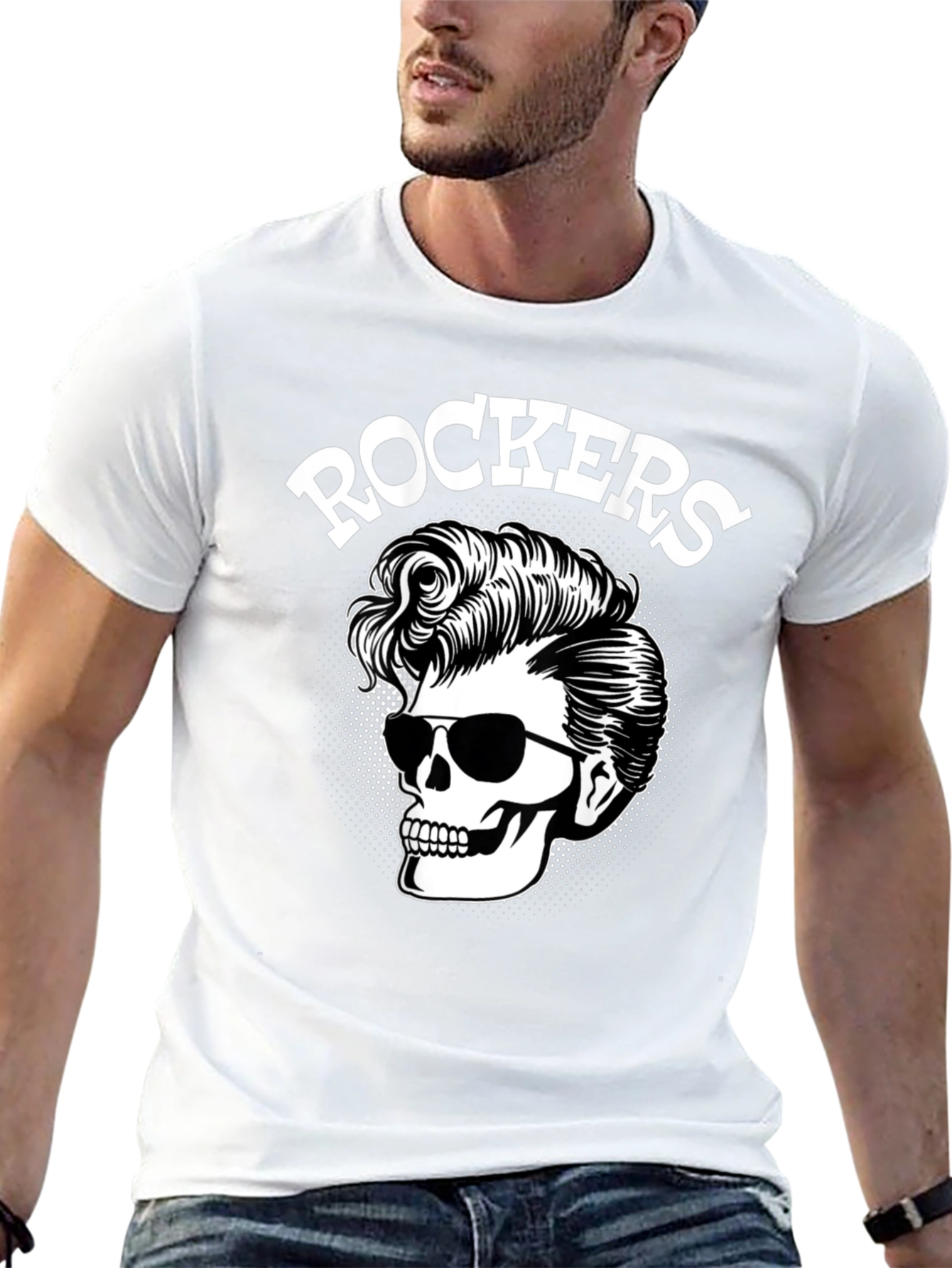 Rockers Skull Graphic Tee