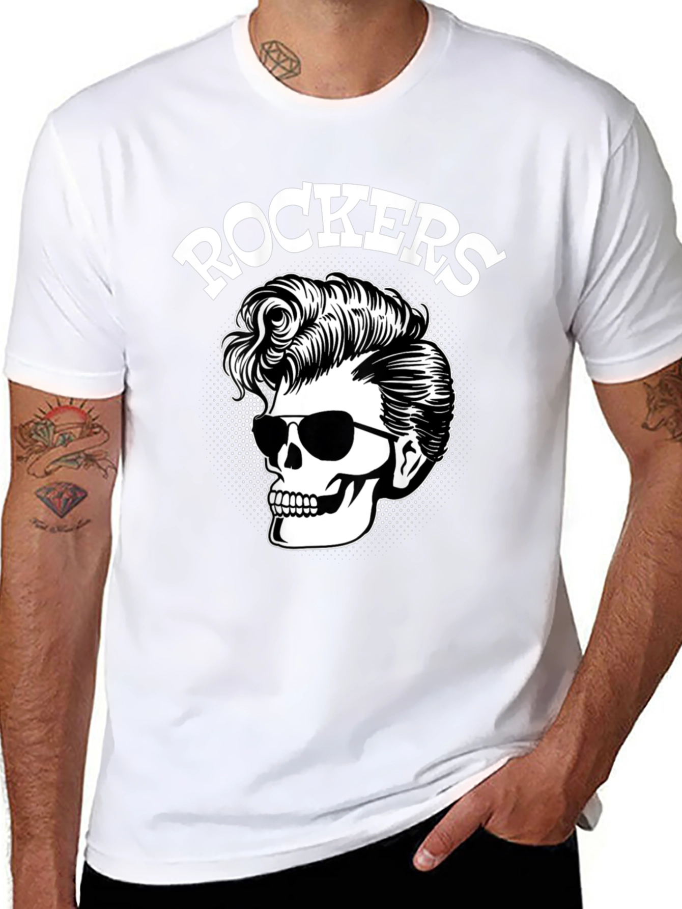 Rockers Skull Graphic Tee