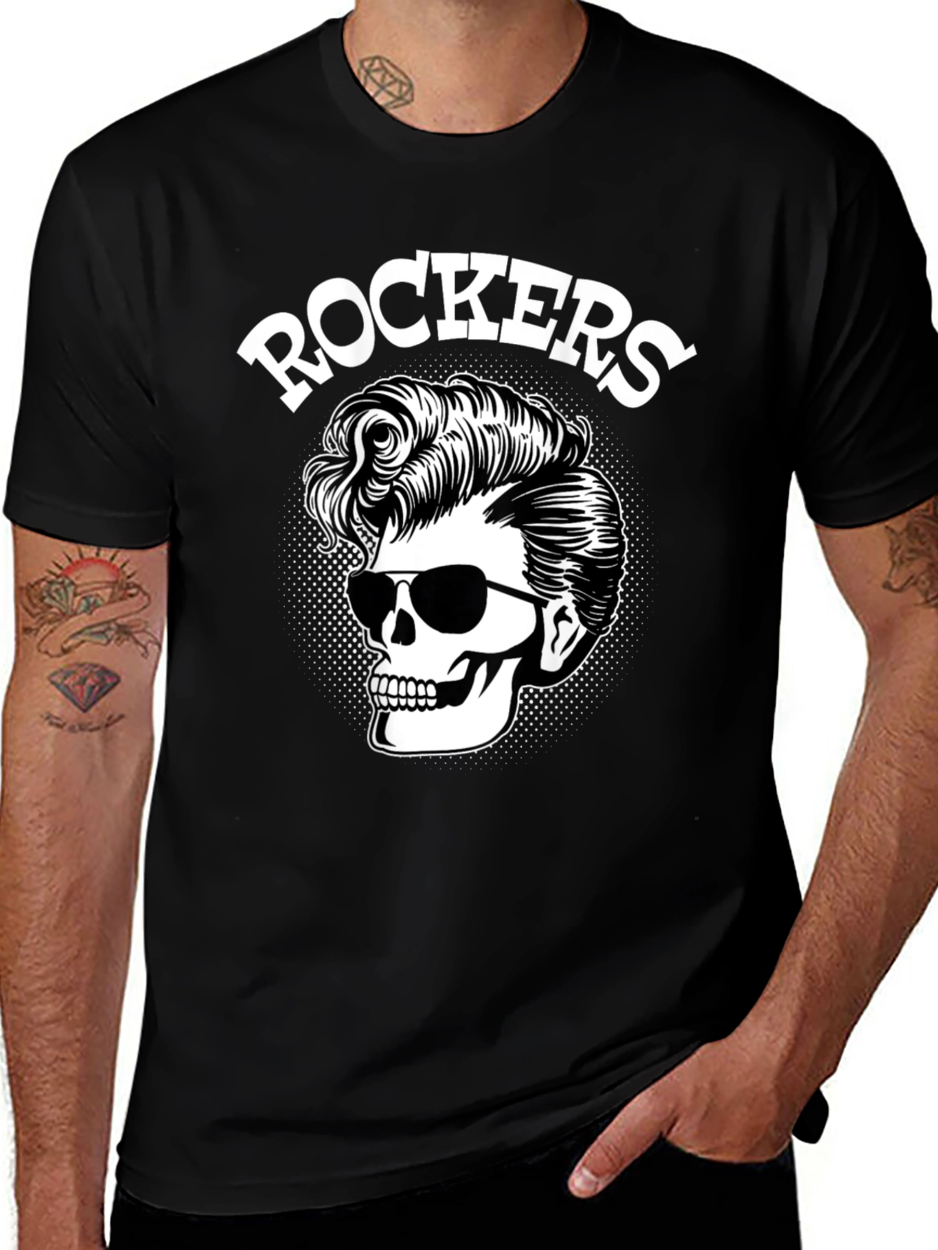 Rockers Skull Graphic Tee