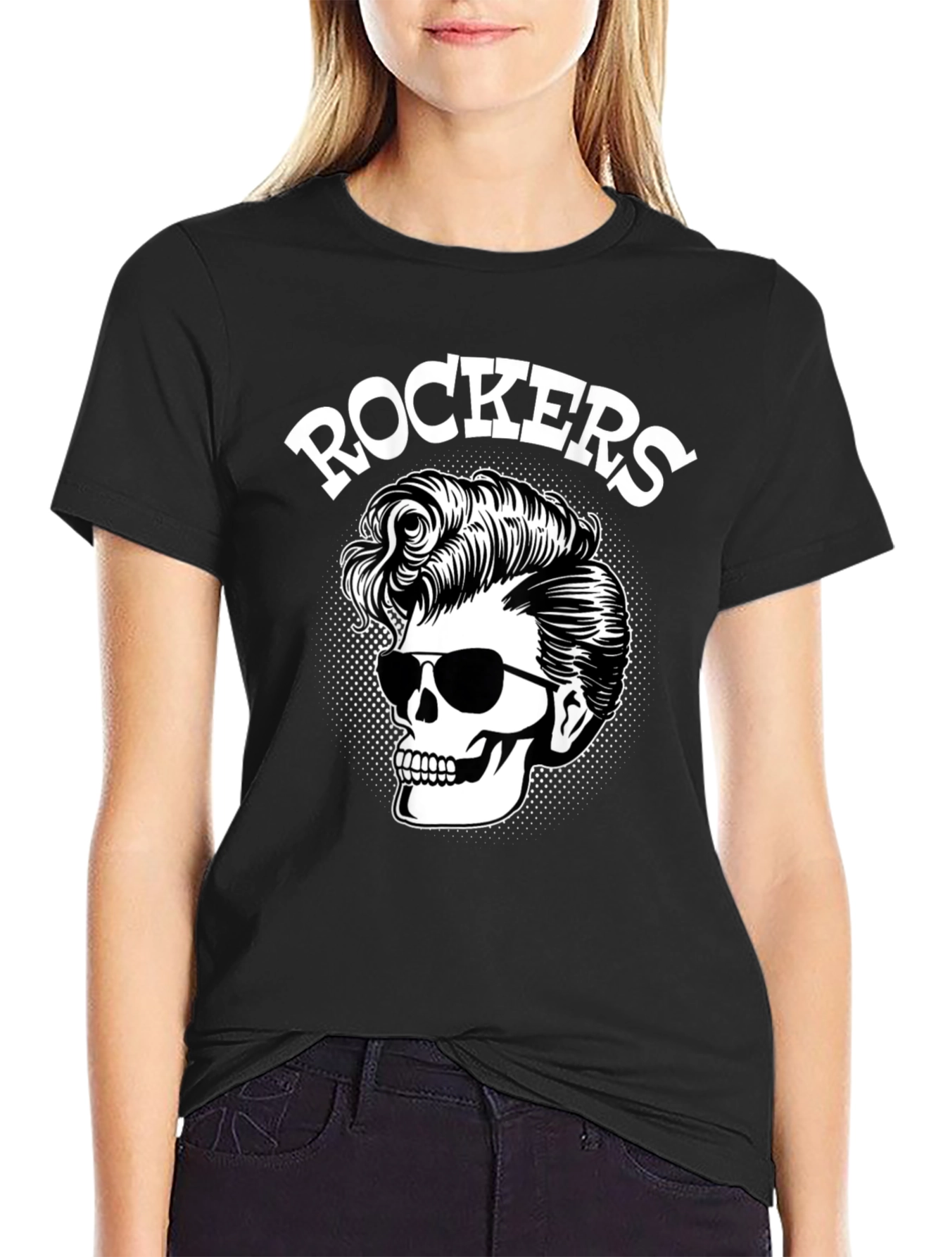 Rockers Skull Graphic Tee