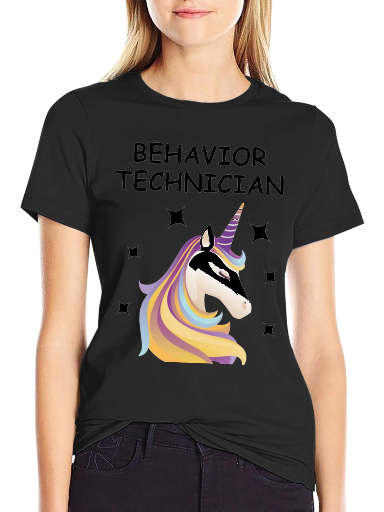 Behavior Technician Unicorn Graphic Tee