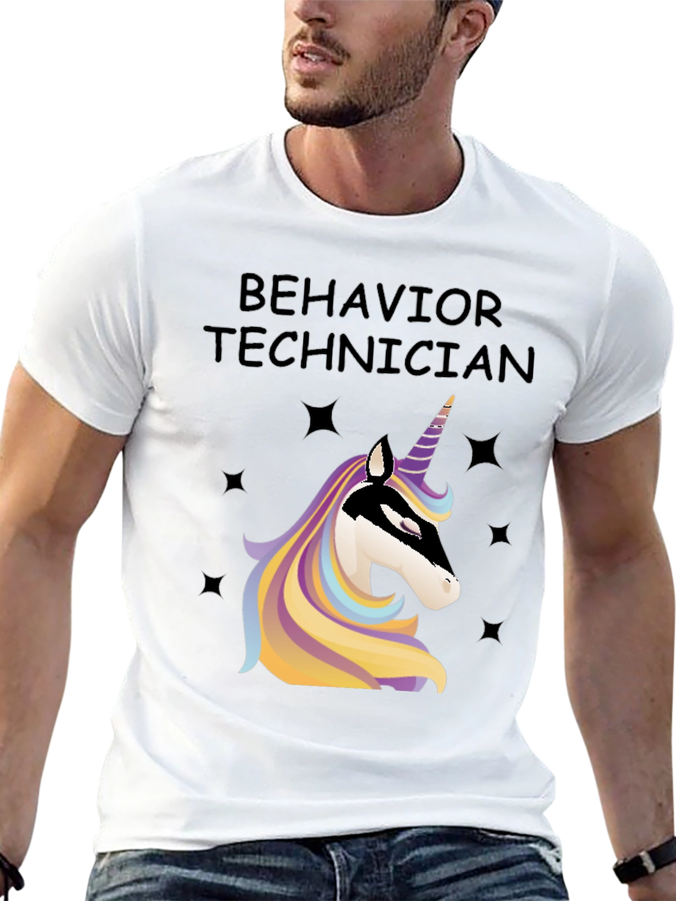 Behavior Technician Unicorn Graphic Tee