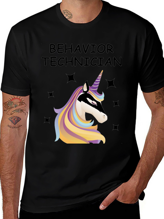 Behavior Technician Unicorn Graphic Tee