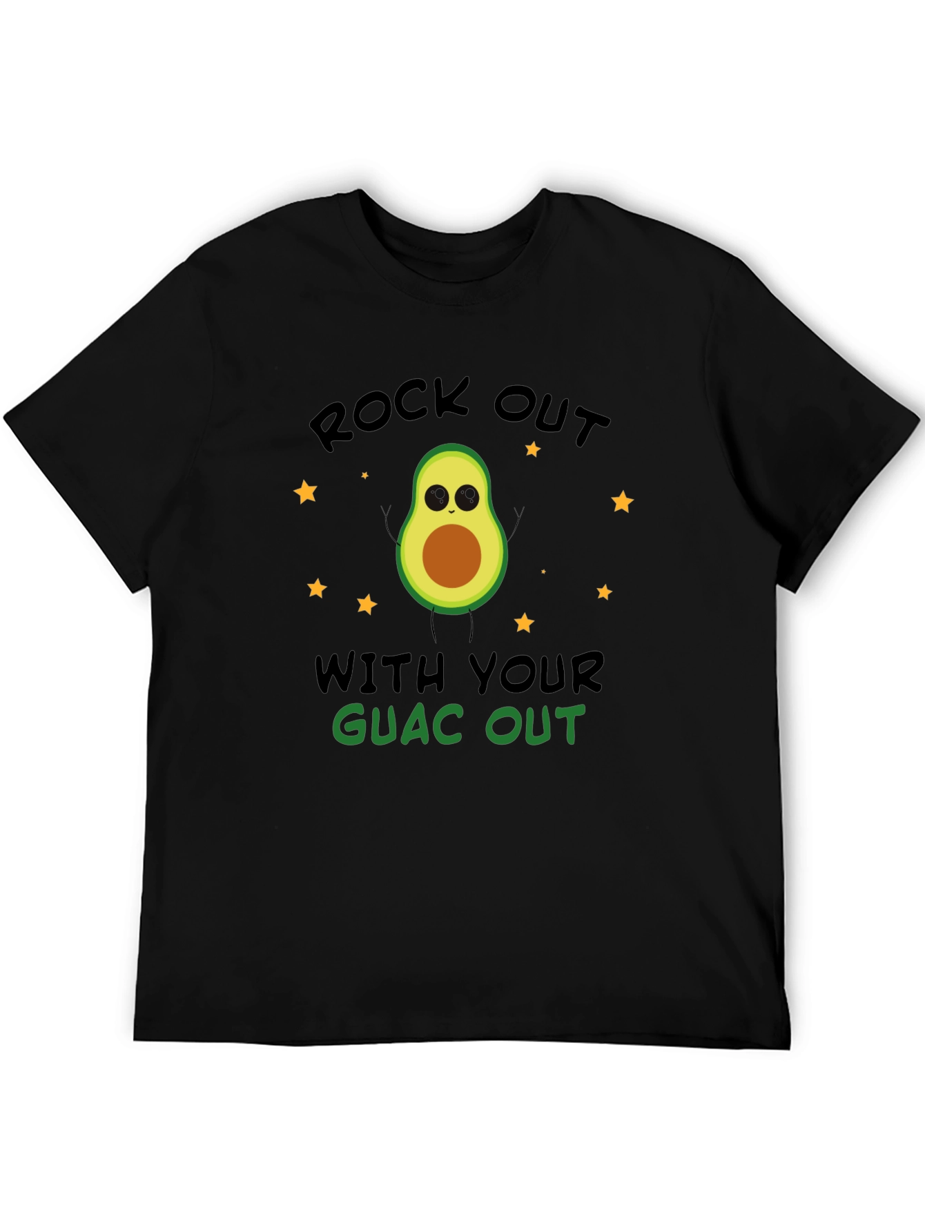 Rock Out With Your Guac Out Avocado T-Shirt