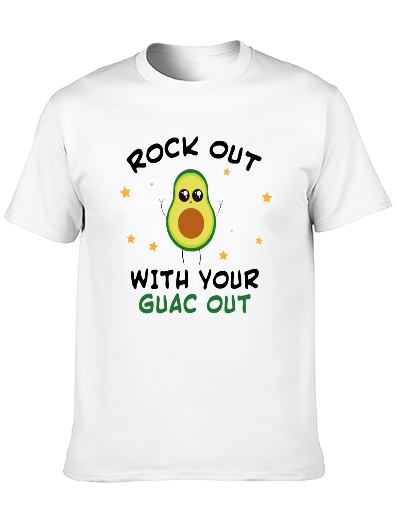 Rock Out With Your Guac Out Avocado T-Shirt