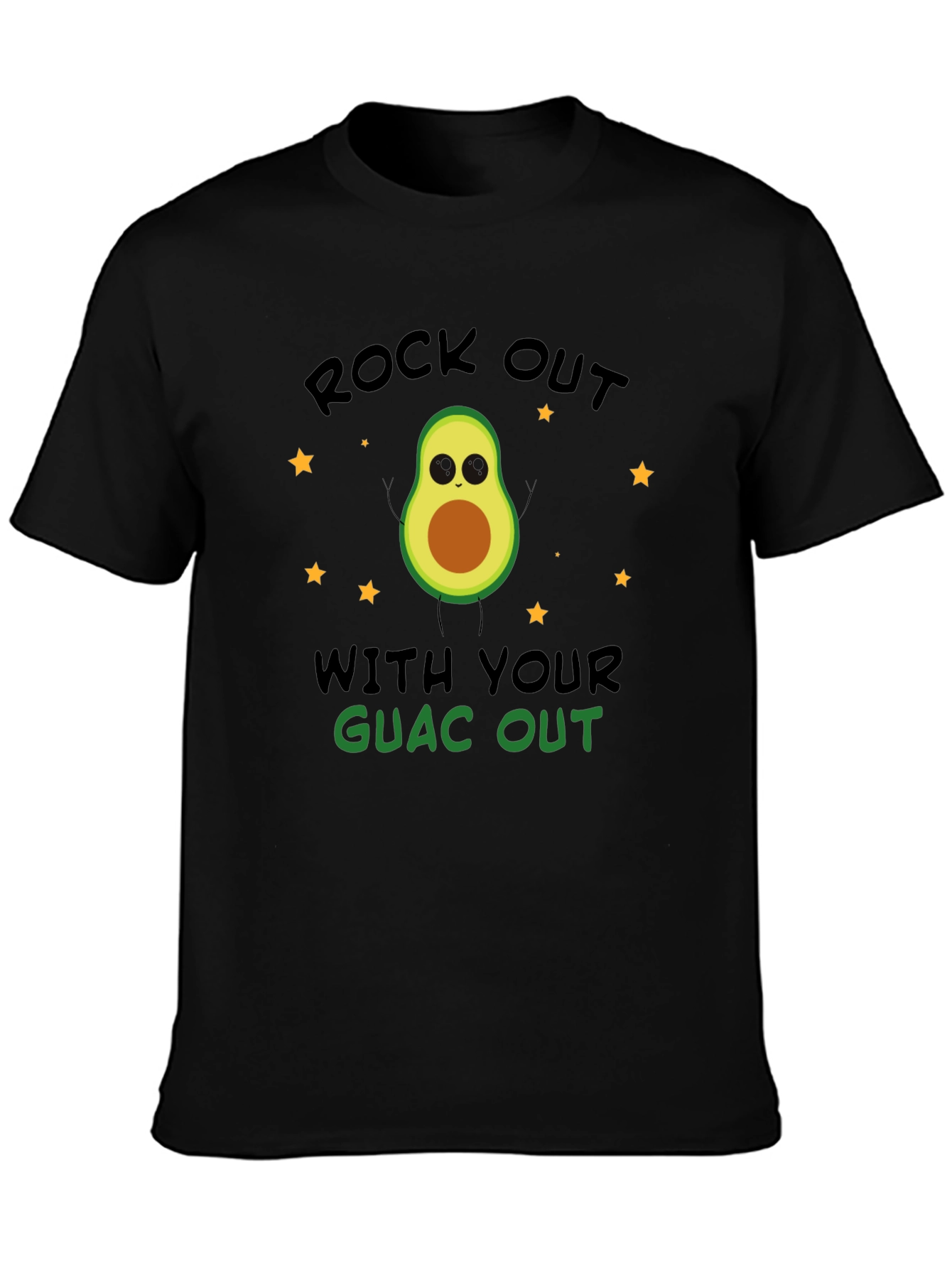 Rock Out With Your Guac Out Avocado T-Shirt