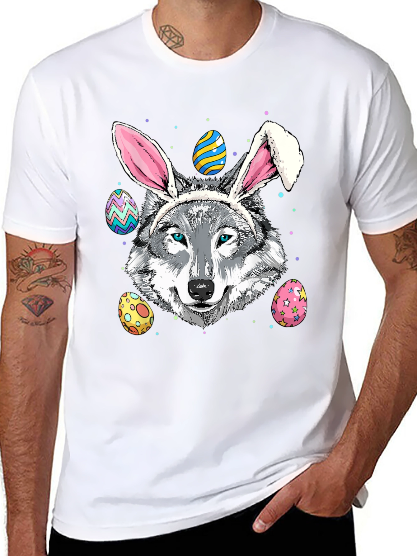 Easter Wolf Bunny T-Shirt