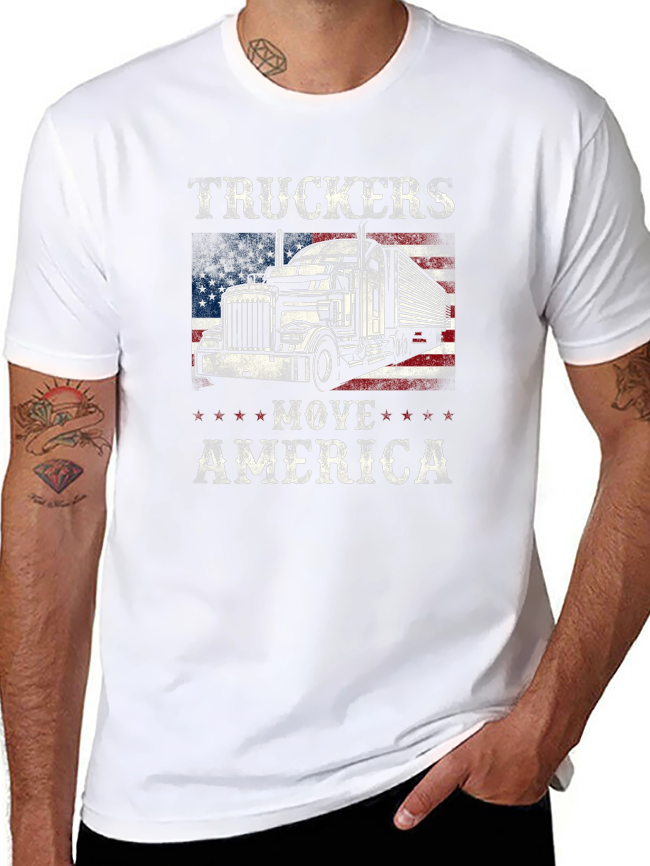 Truckers Move America Graphic Tee