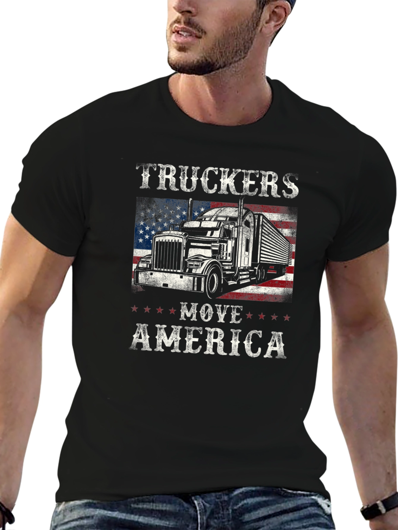 Truckers Move America Graphic Tee