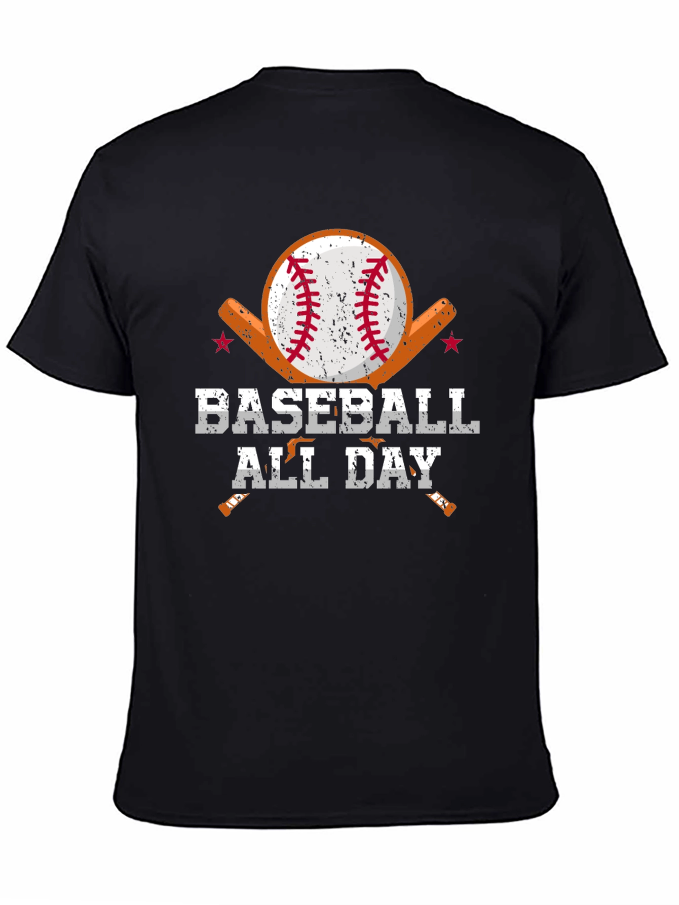 Baseball All Day Graphic T-Shirt