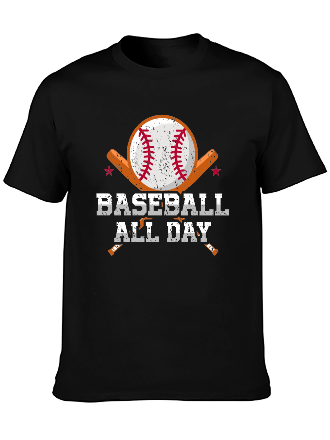 Baseball All Day Graphic T-Shirt