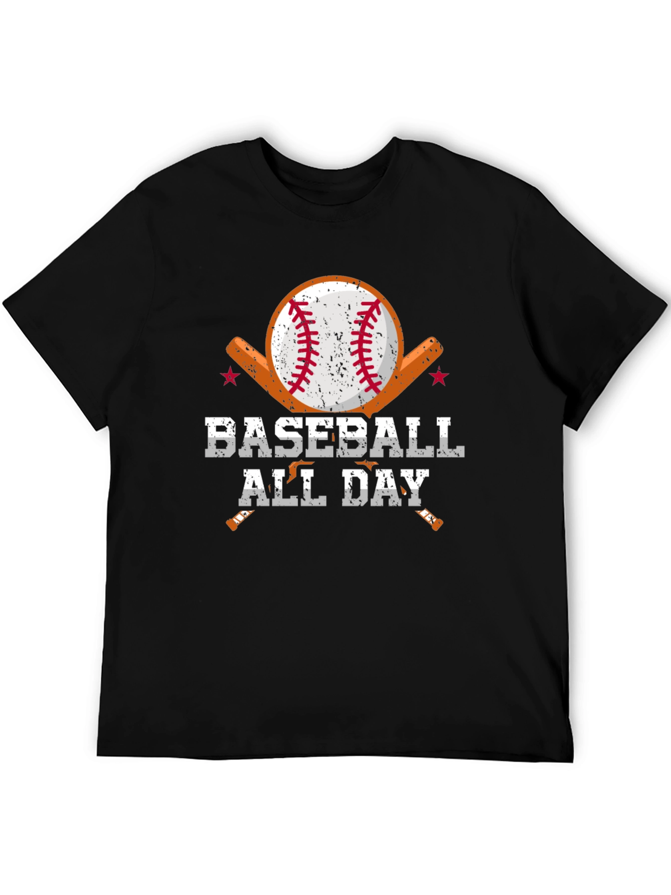 Baseball All Day Graphic T-Shirt