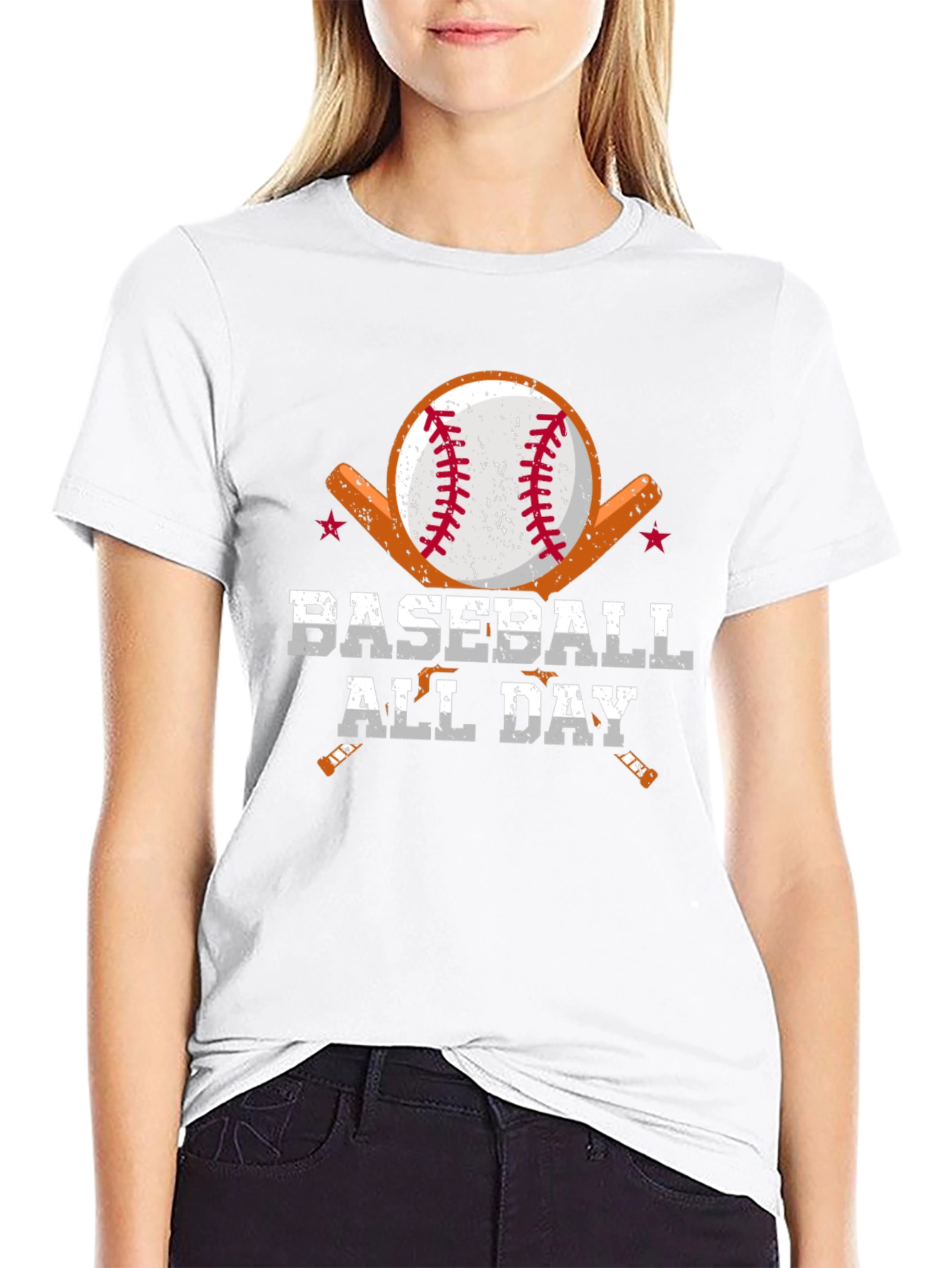 Baseball All Day Graphic T-Shirt