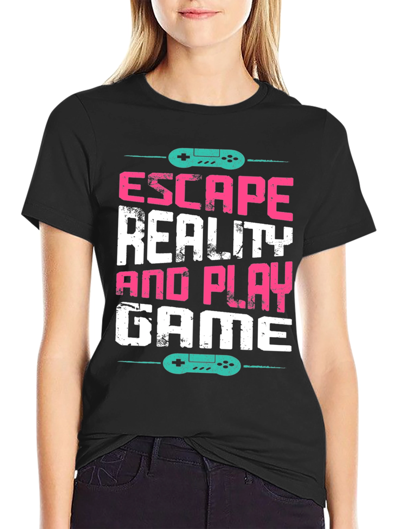 Escape Reality and Play Game T-Shirt