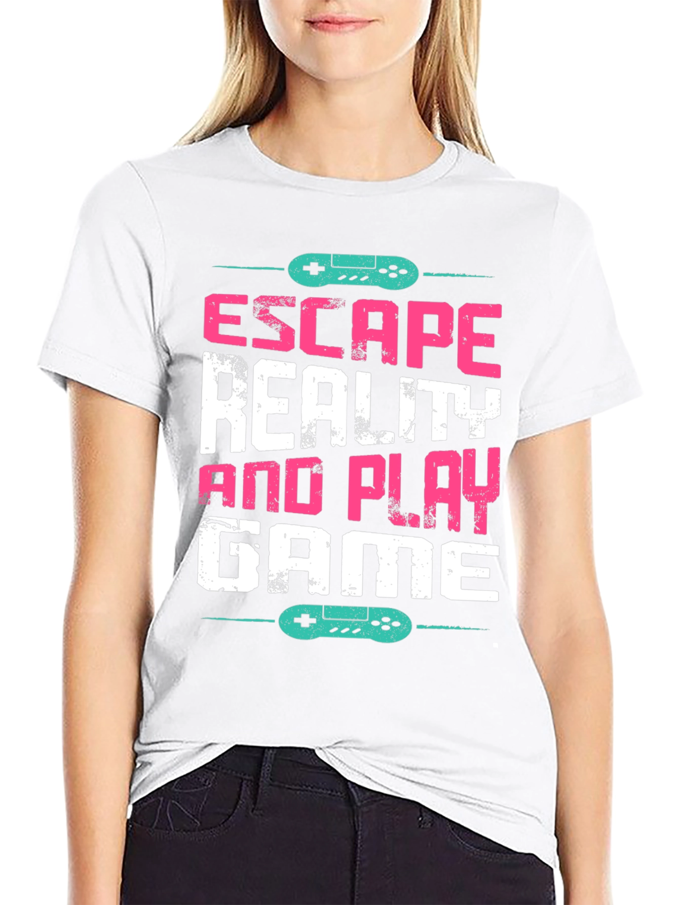 Escape Reality and Play Game T-Shirt