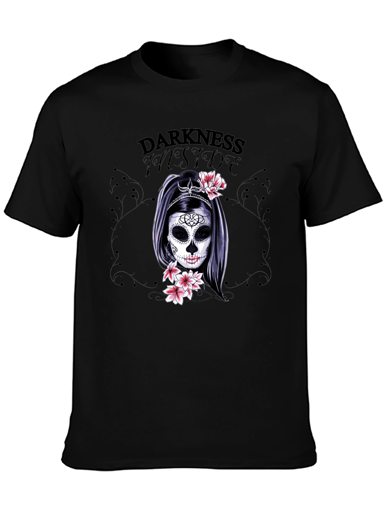 Darkness Inside Sugar Skull T-Shirt