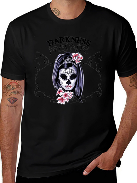 Darkness Inside Sugar Skull T-Shirt