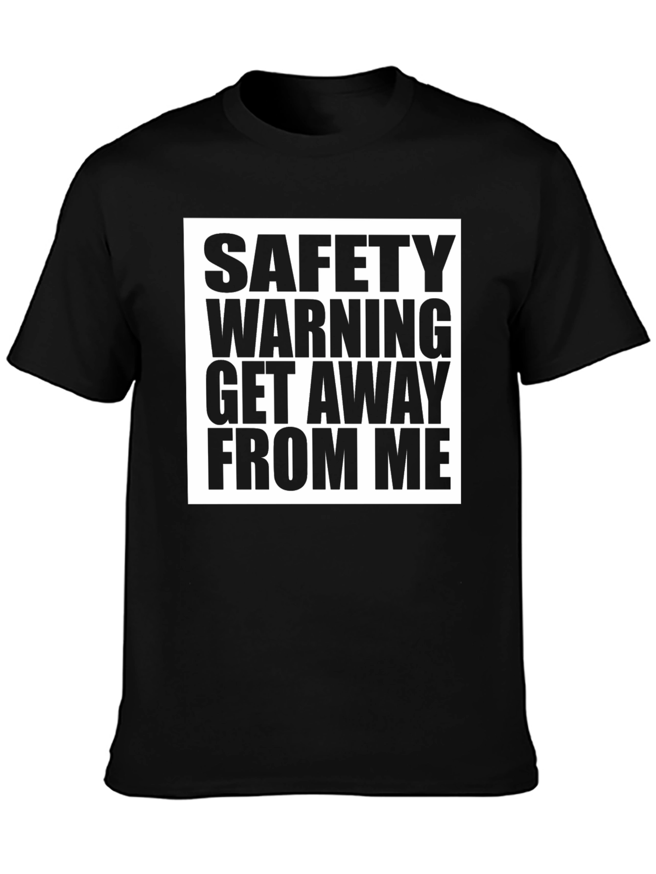 Safety Warning Graphic T-Shirt