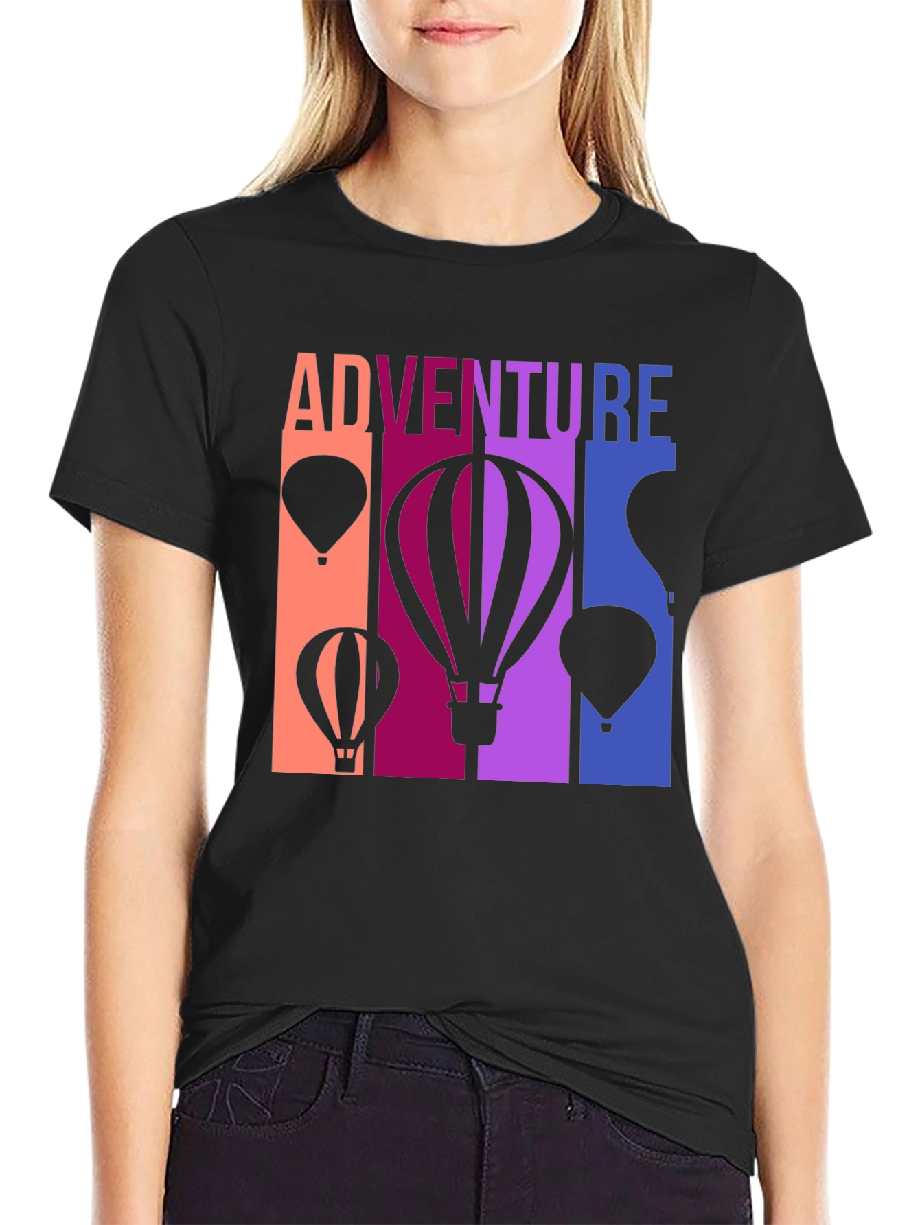 Adventure Hot Air Balloon Graphic Tee
