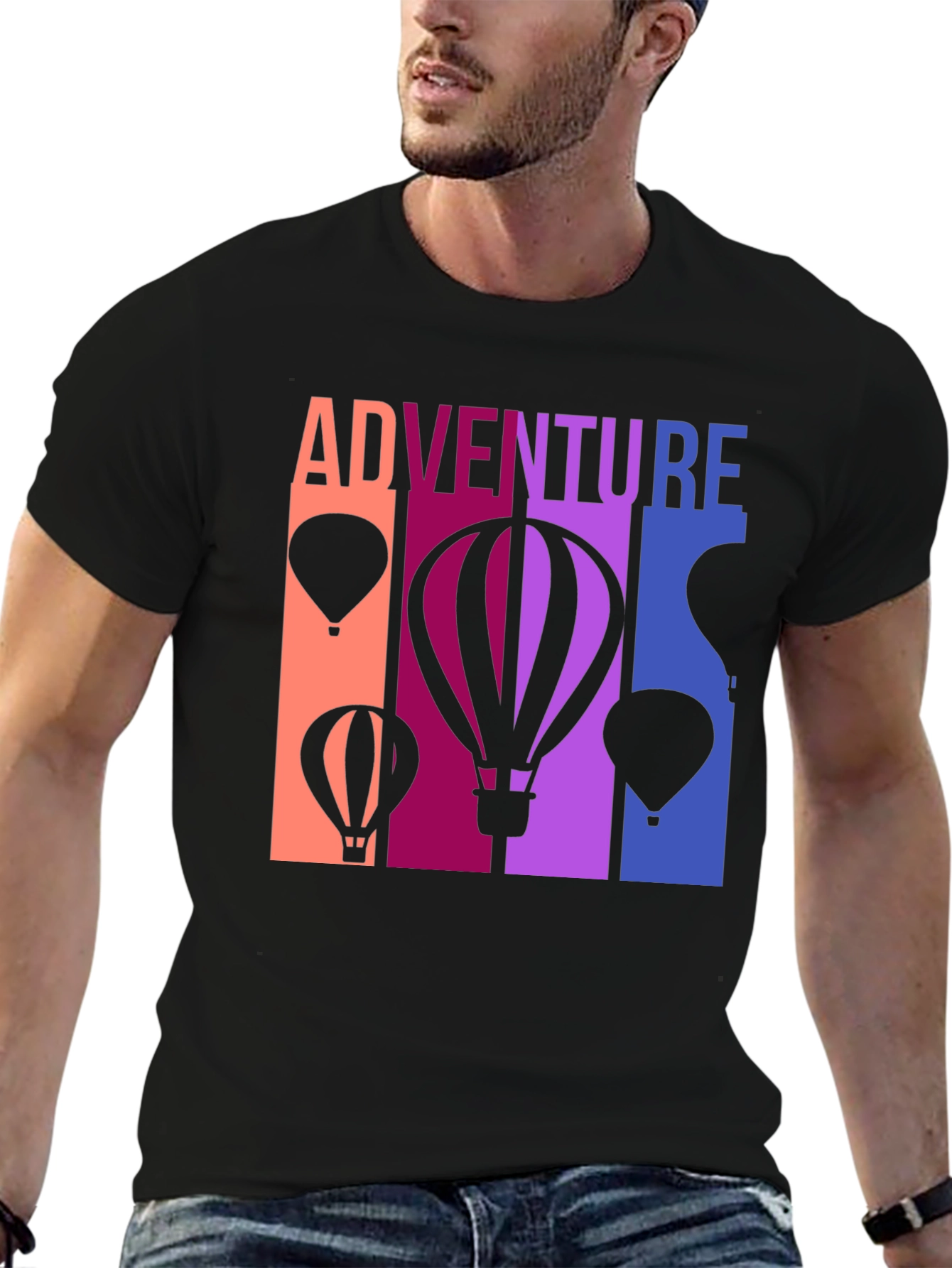 Adventure Hot Air Balloon Graphic Tee