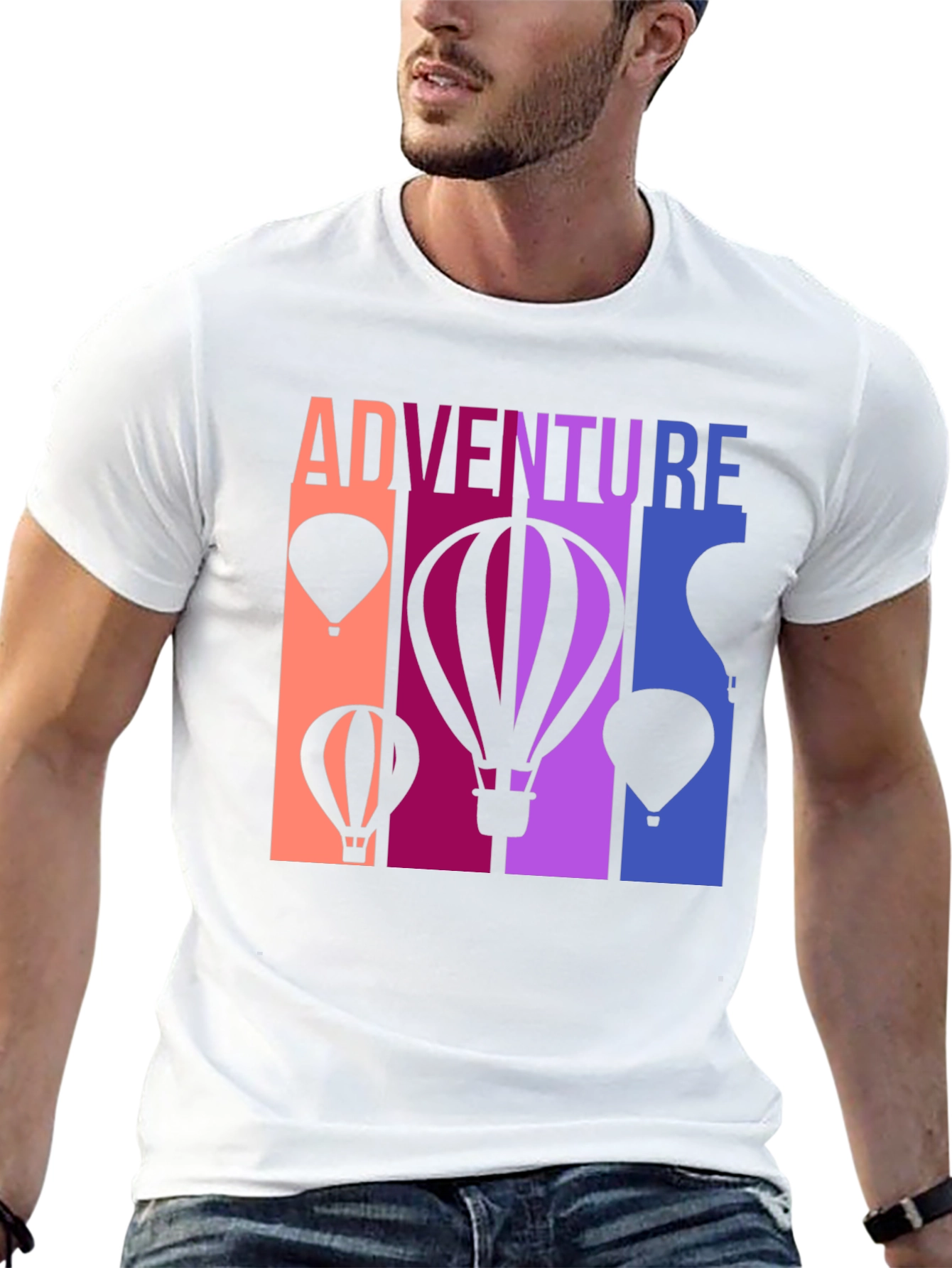 Adventure Hot Air Balloon Graphic Tee
