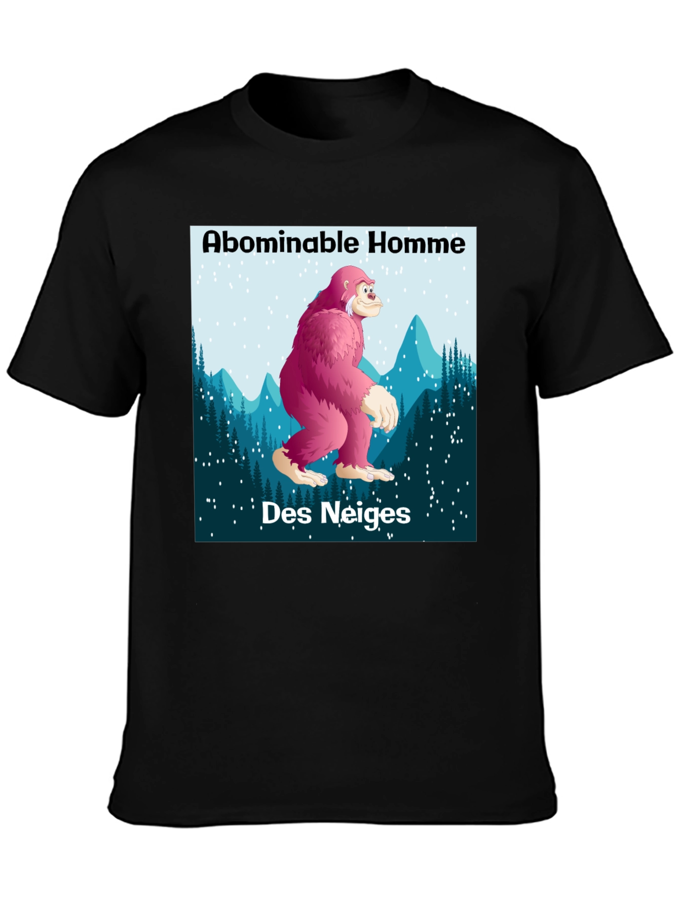 Abominable Homme Des Neiges Graphic T-Shirt