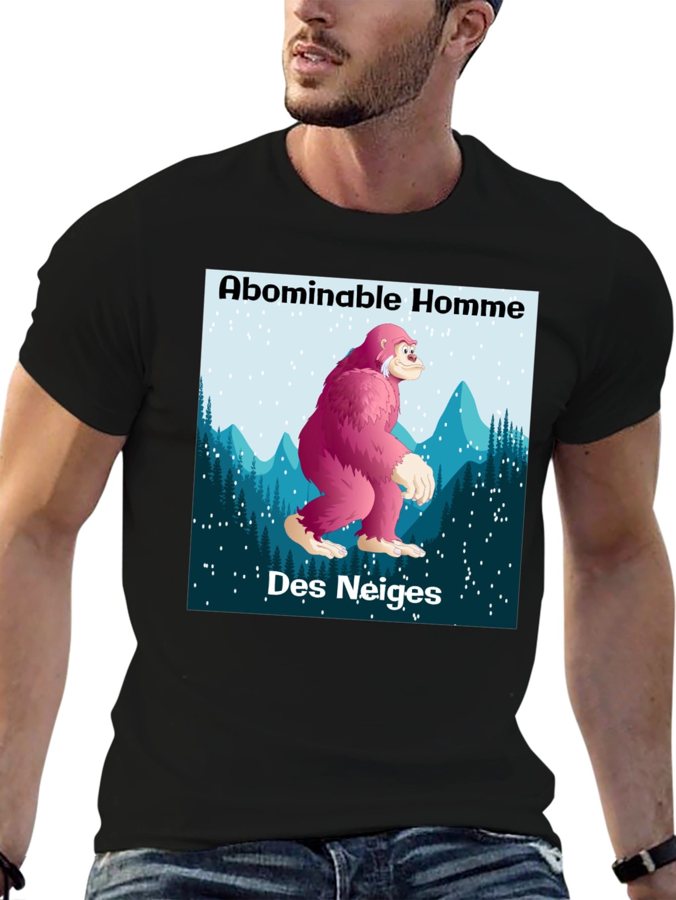 Abominable Homme Des Neiges Graphic T-Shirt