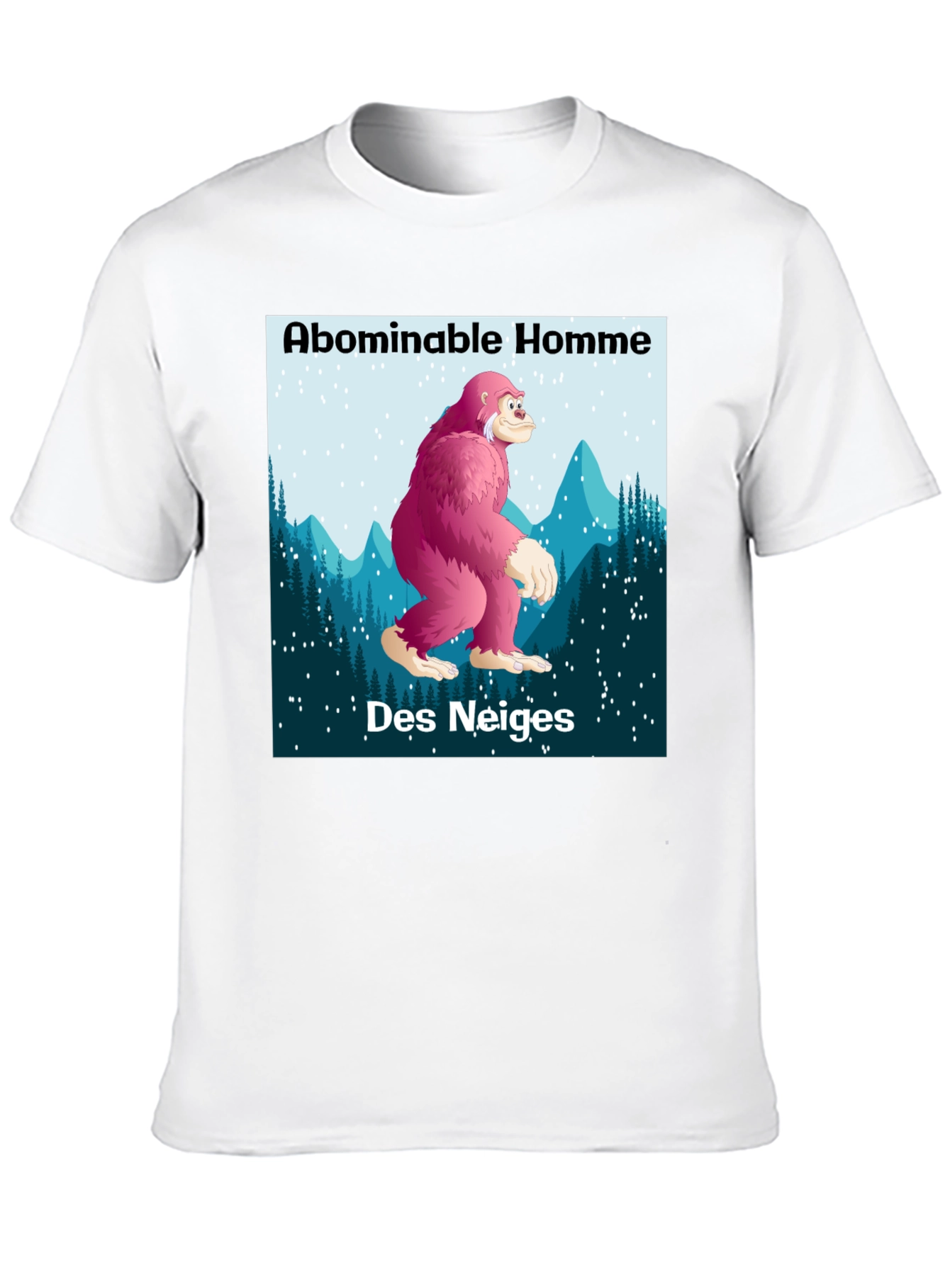 Abominable Homme Des Neiges Graphic T-Shirt