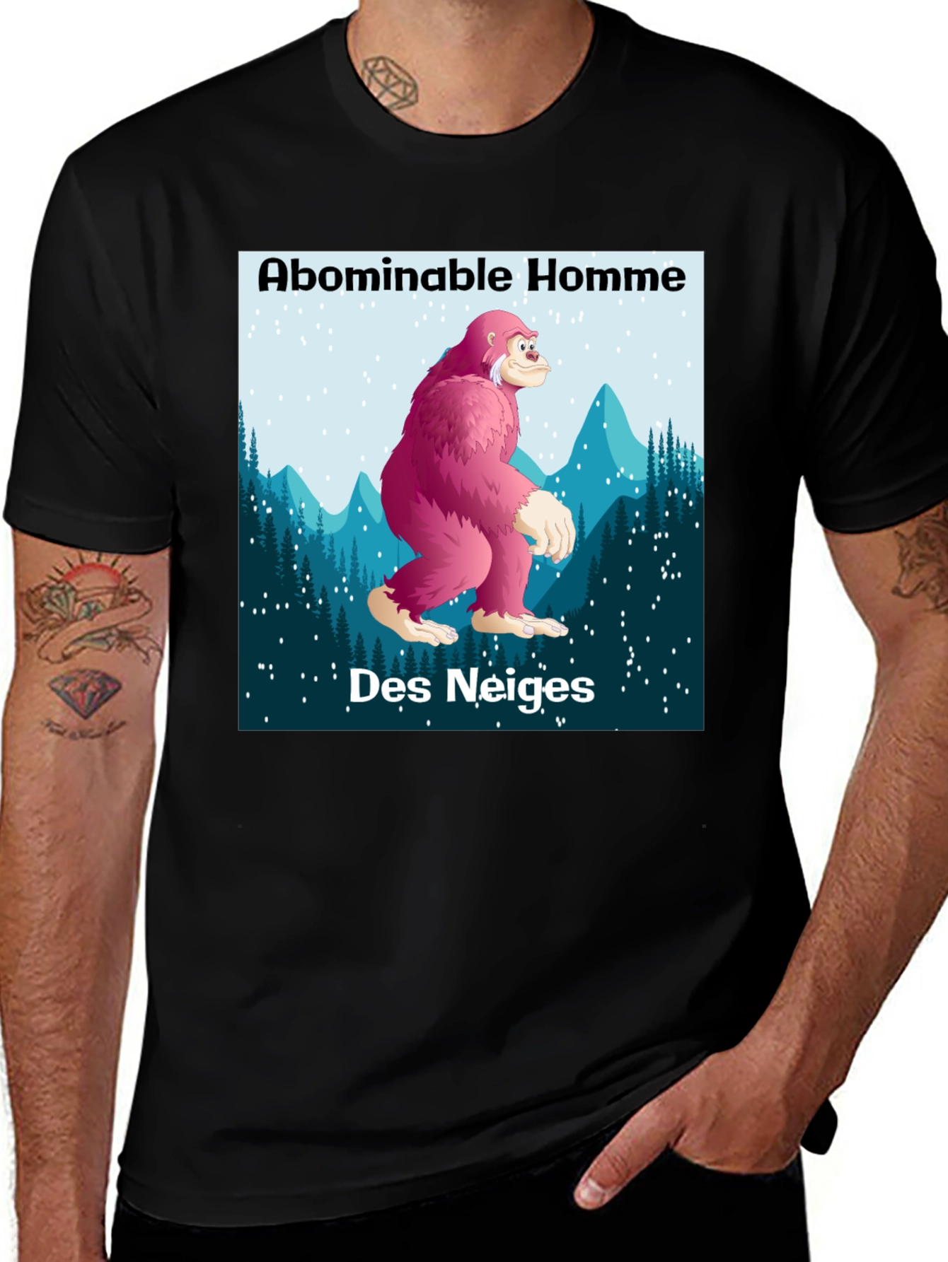 Abominable Homme Des Neiges Graphic T-Shirt