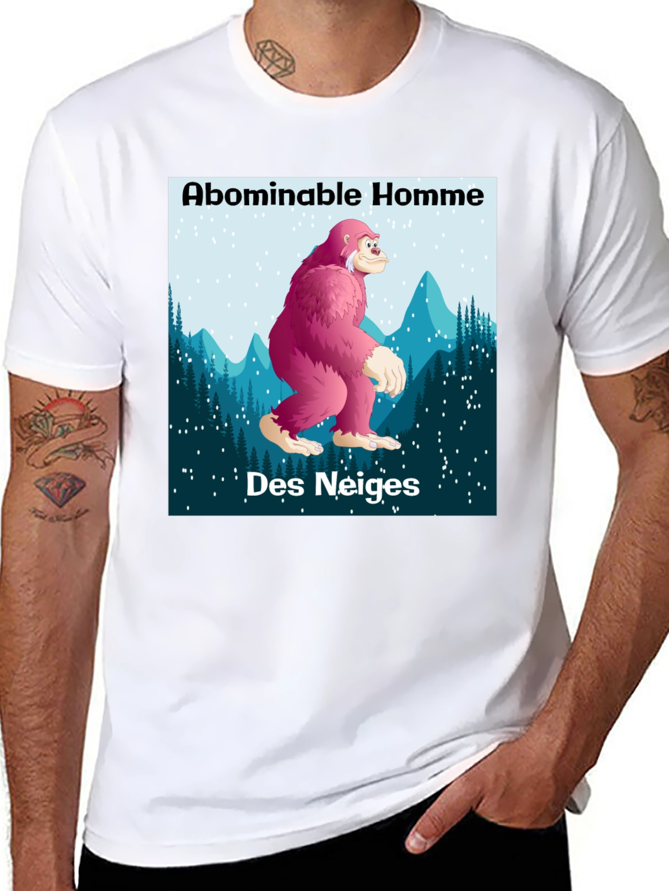 Abominable Homme Des Neiges Graphic T-Shirt