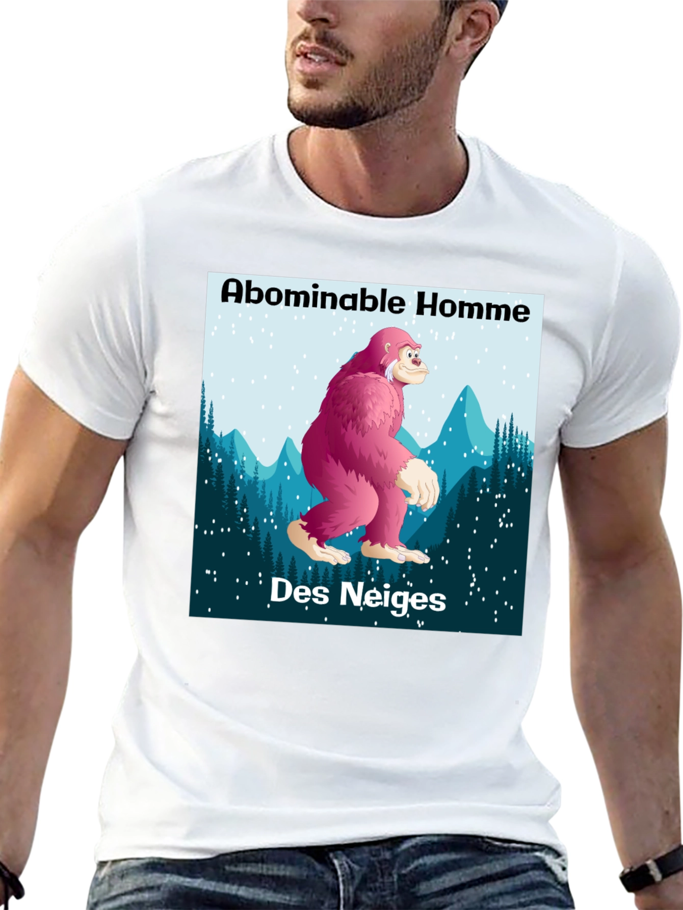 Abominable Homme Des Neiges Graphic T-Shirt