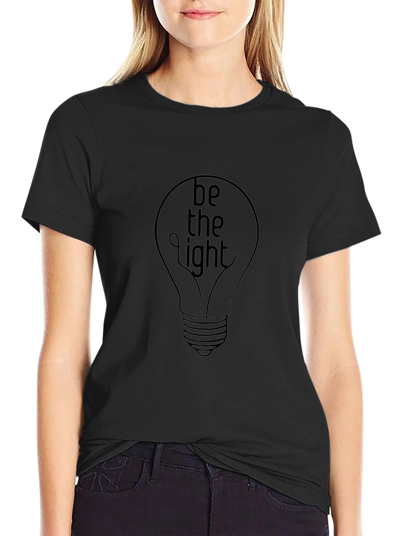 Be The Light T-Shirt - Motivational Graphic Tee