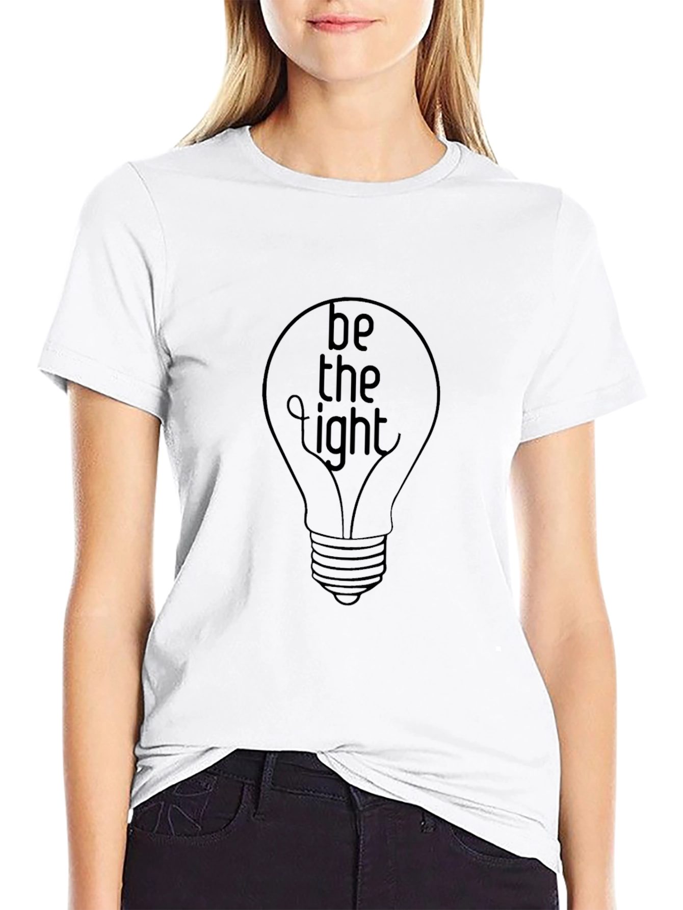 Be The Light T-Shirt - Motivational Graphic Tee