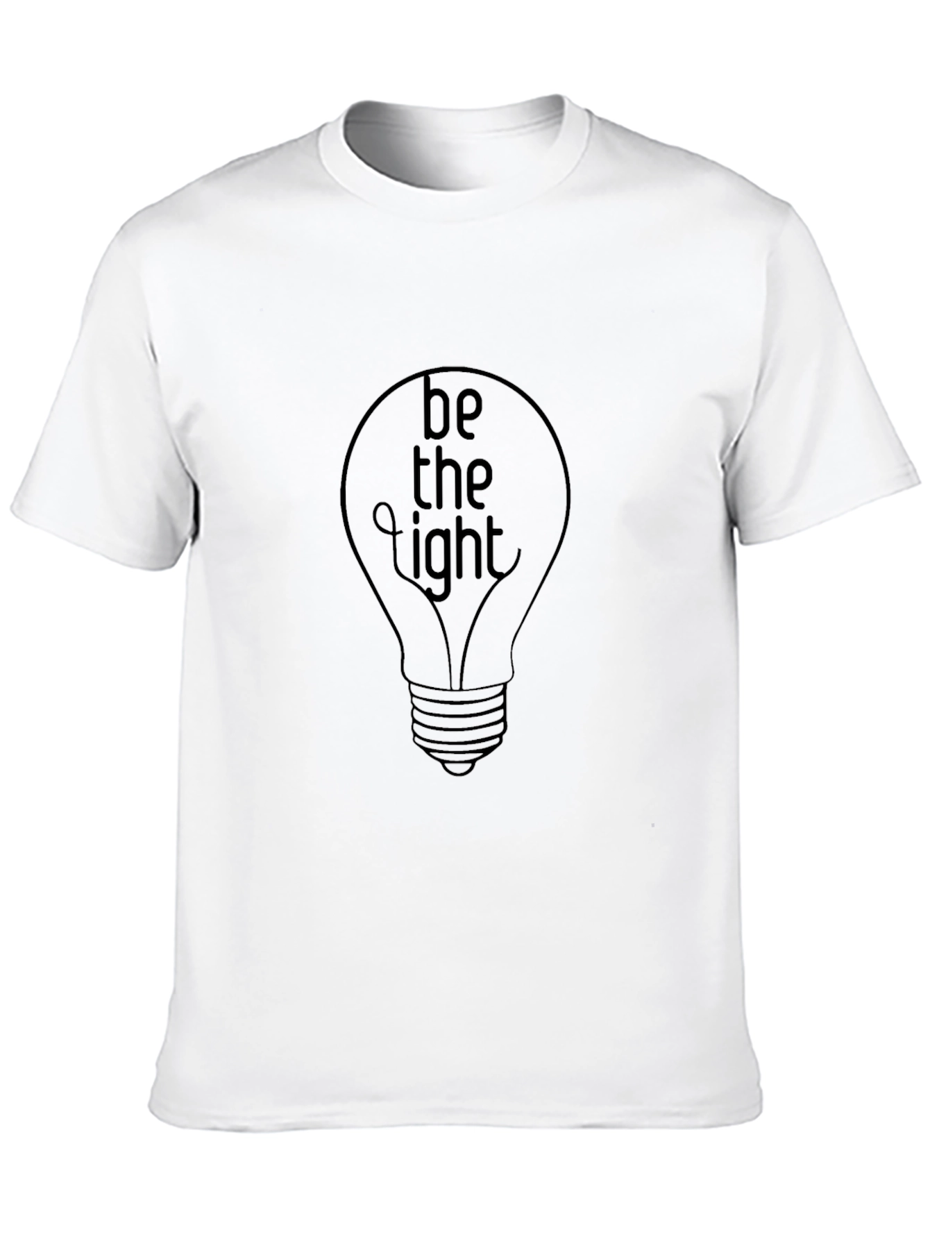 Be The Light T-Shirt - Motivational Graphic Tee