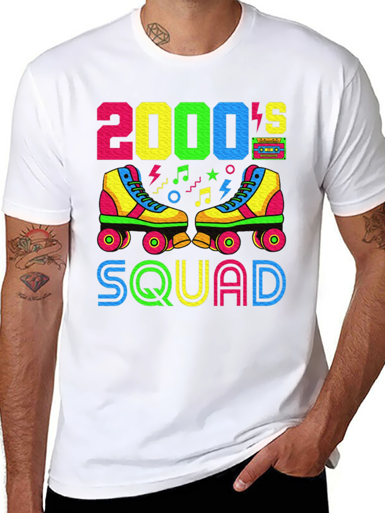 2000s Squad Roller Skate Graphic Tee