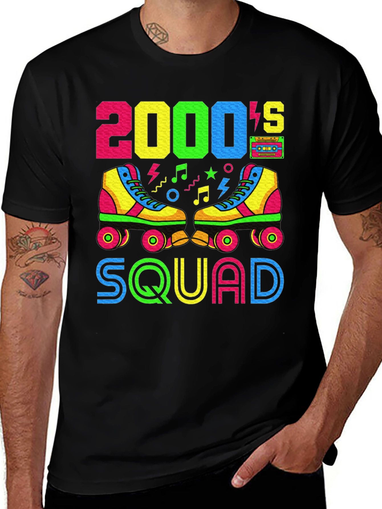 2000s Squad Roller Skate Graphic Tee
