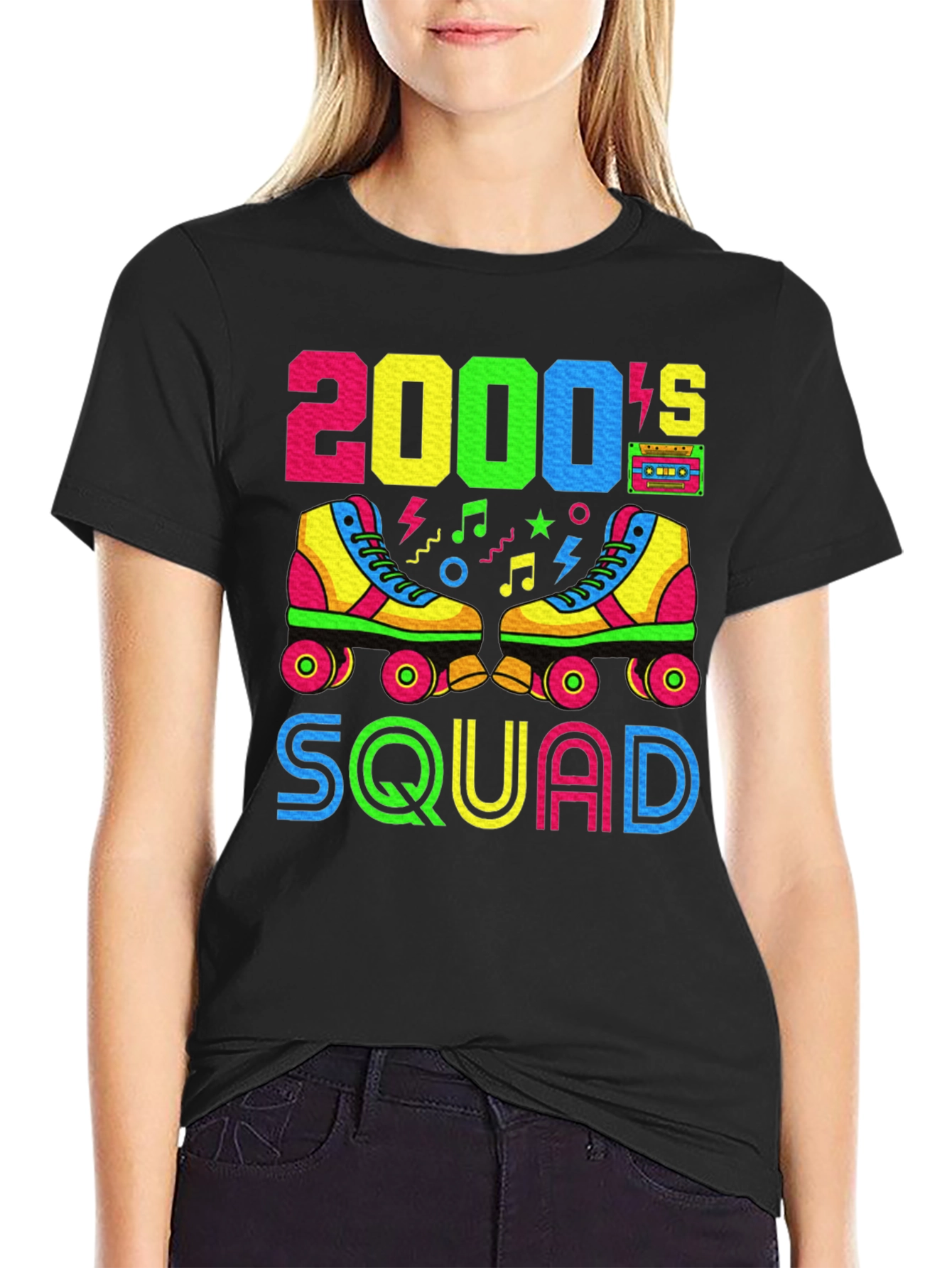 2000s Squad Roller Skate Graphic Tee