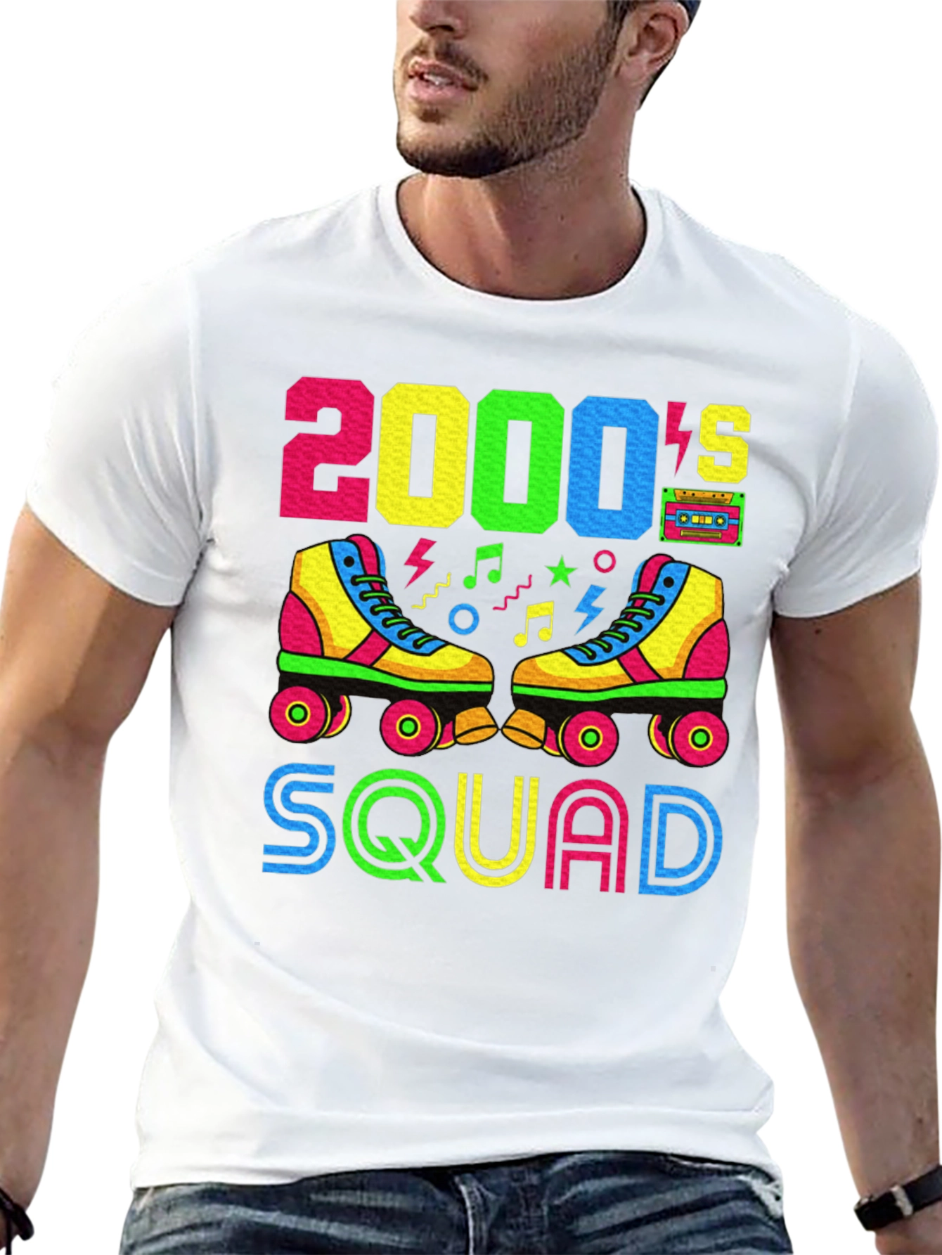 2000s Squad Roller Skate Graphic Tee