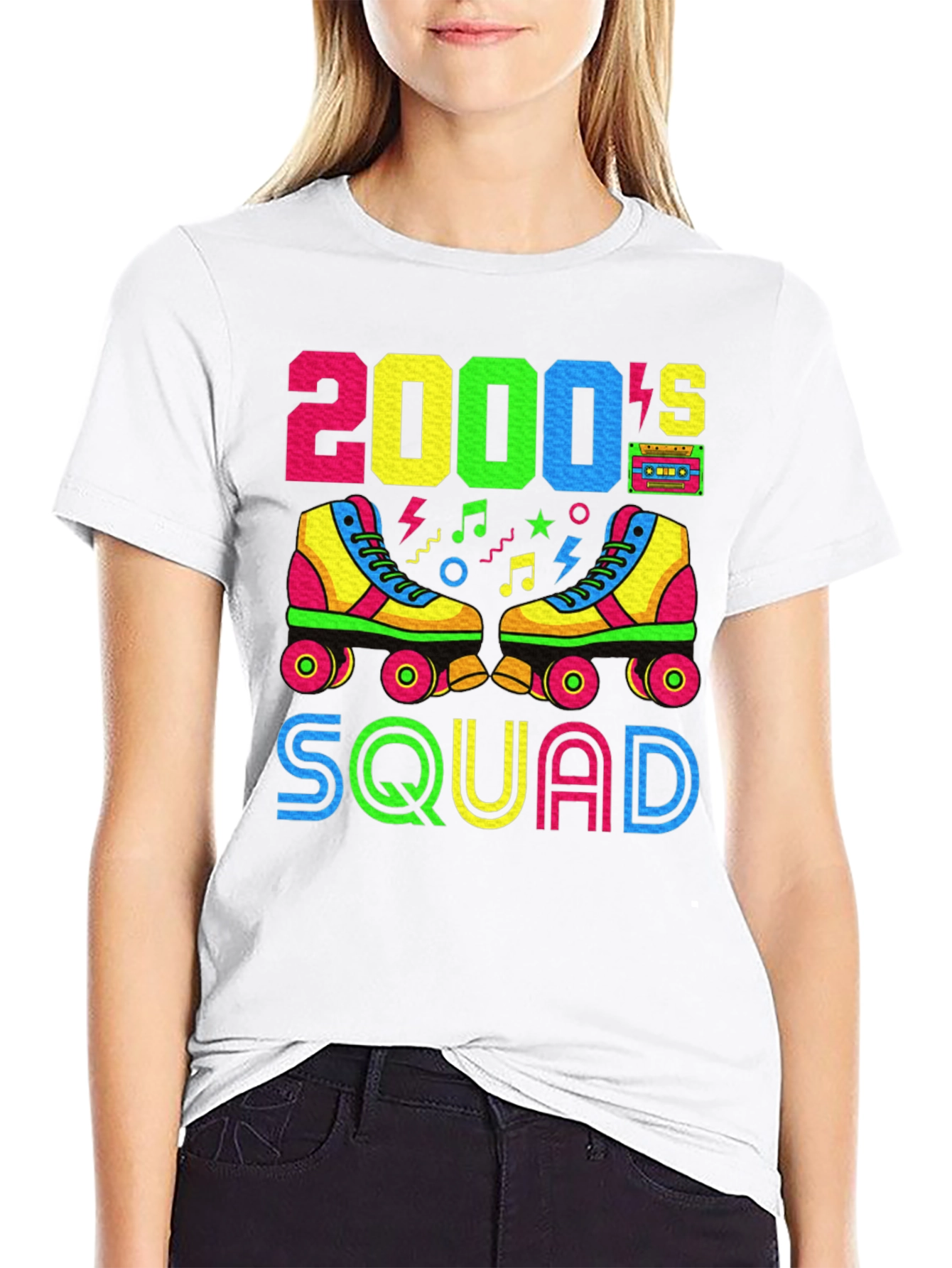 2000s Squad Roller Skate Graphic Tee