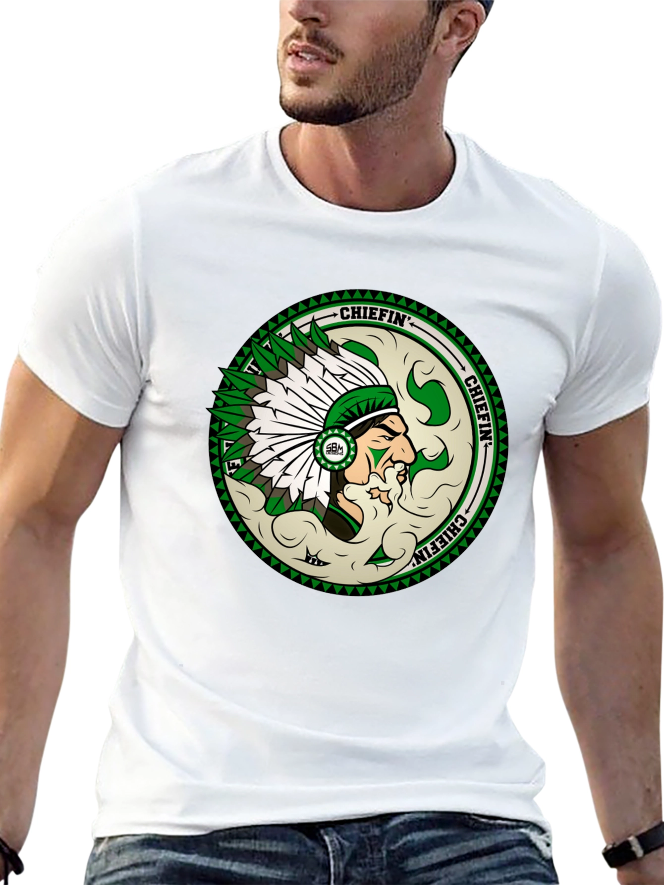 Chiefin T-Shirt - Native American Inspired Design