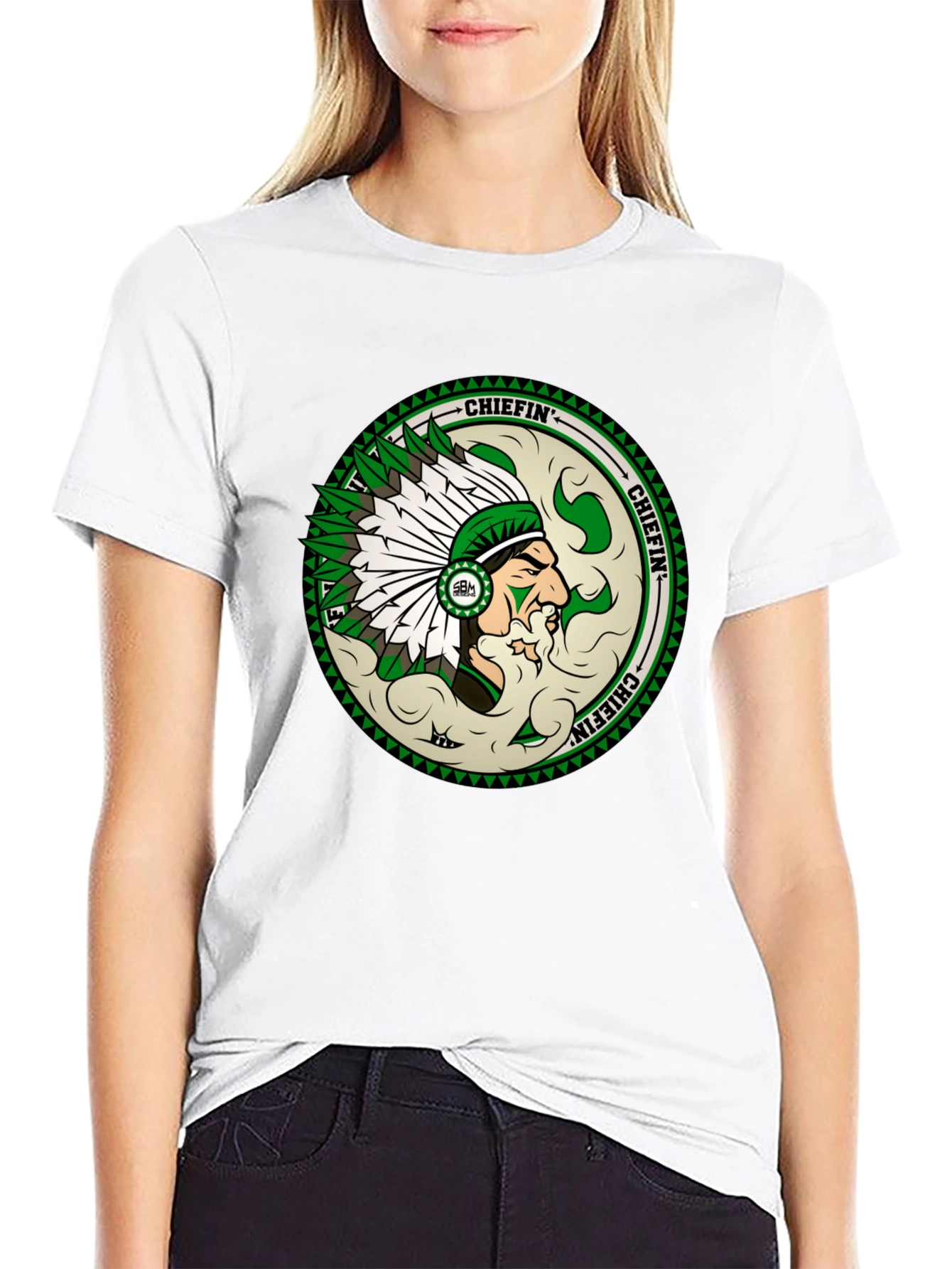 Chiefin T-Shirt - Native American Inspired Design